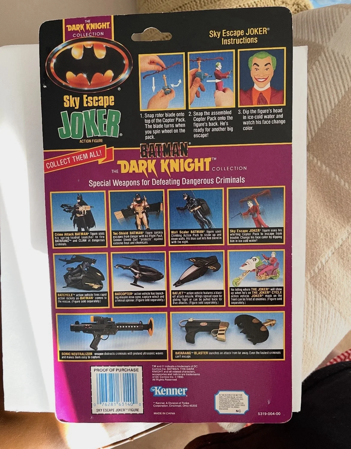 Jack Nicholson signed autograph Vintage Joker action figure Batman JSA LOA, image 4
