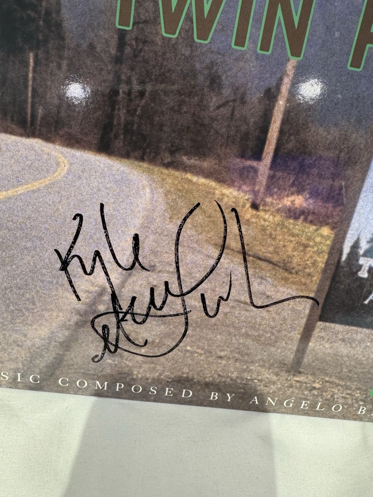 KYLE MACLACHLAN SIGNED TWIN PEAKS VINYL RECORD HIT SHOW RARE BECKETT BAS COA, изображение 2