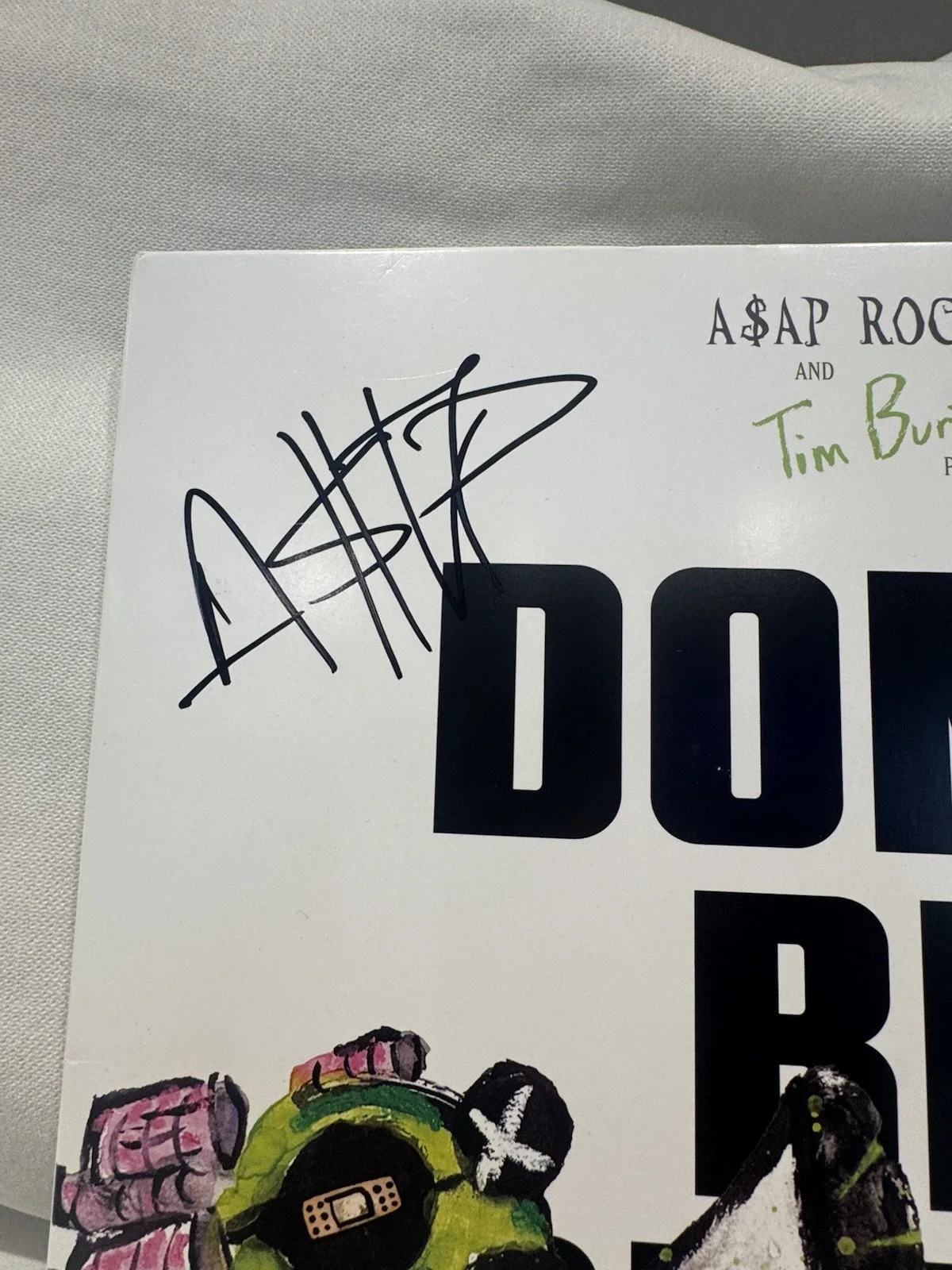 ASAP ROCKY SIGNED DONT BE DUMB VINYL RECORD BECKETT BAS COA, image 2
