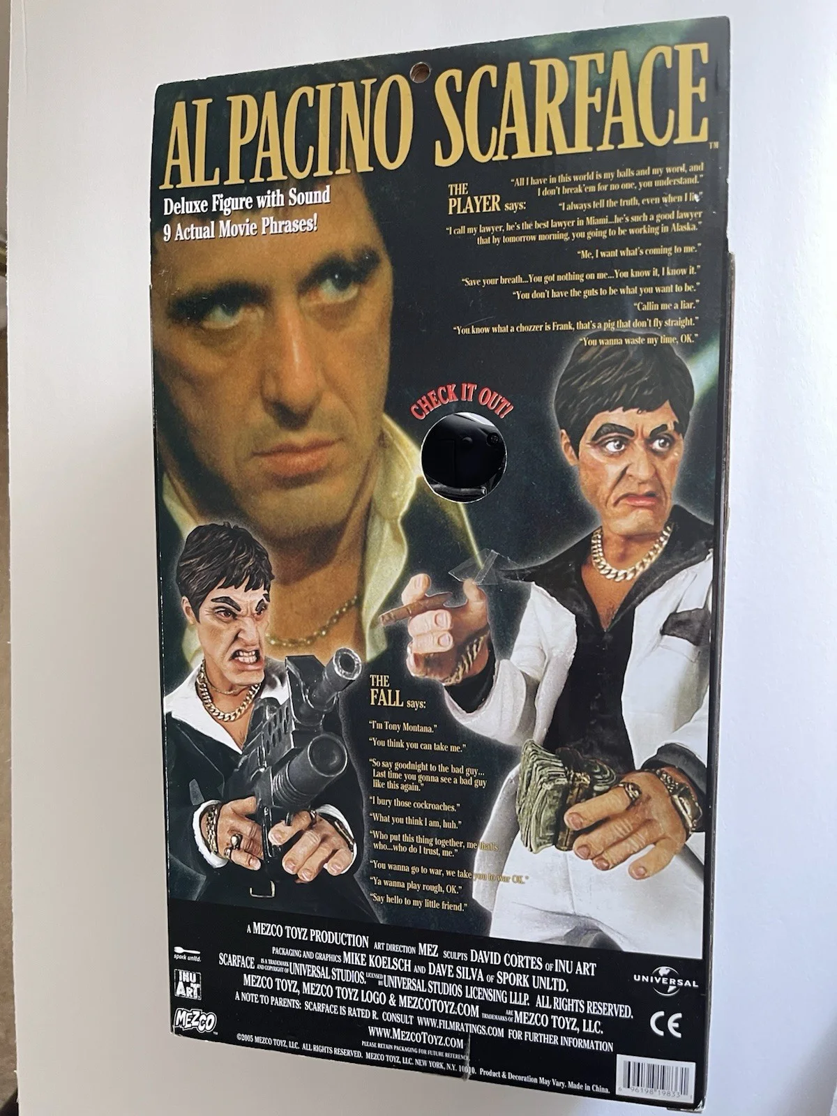 Al Pacino signed autograph"Scarface" talking movie 9" figure JSA, изображение 4