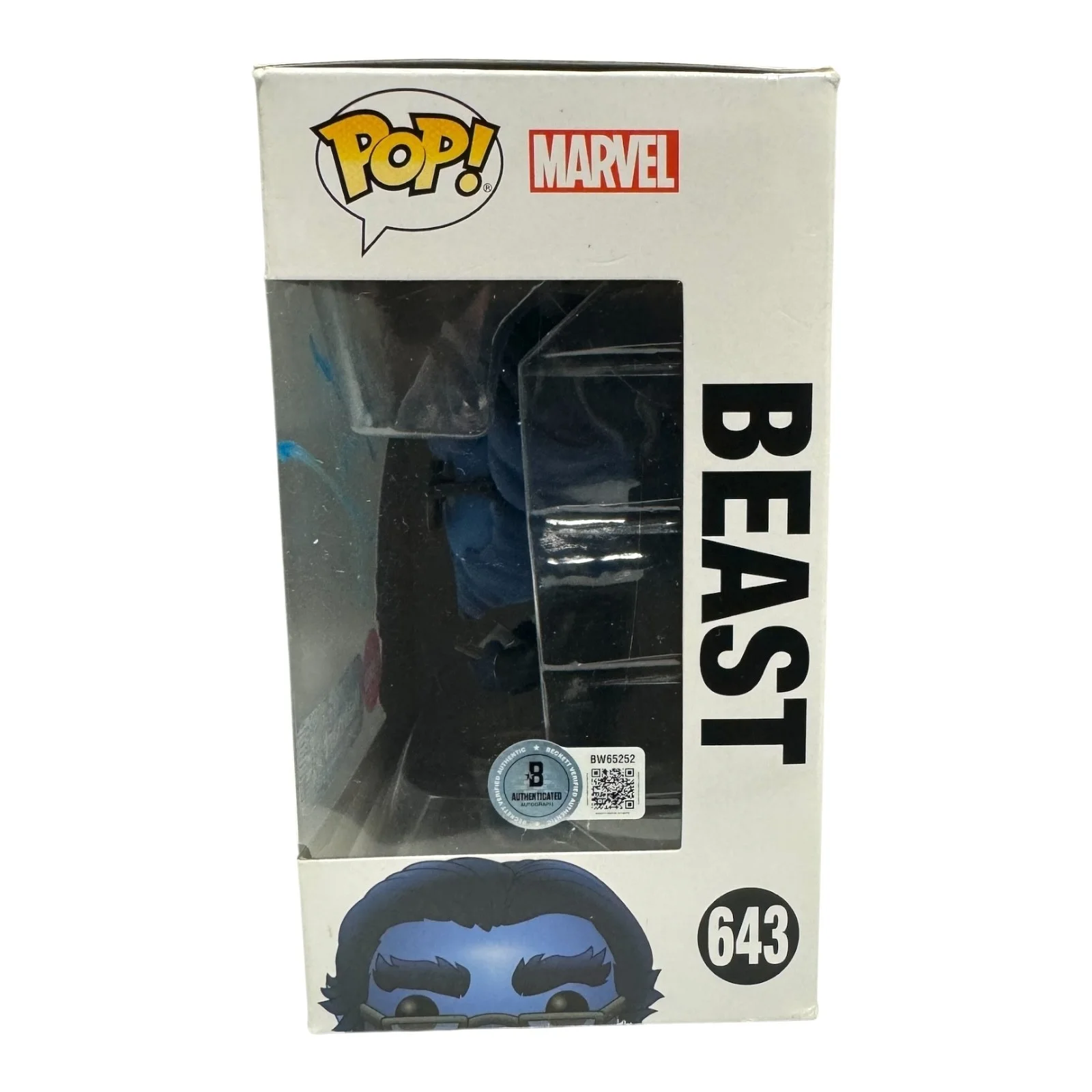 KELSEY GRAMMER — KELSEY GRAMMER SIGNED AUTOGRAPH X-MEN FUNKO POP 643 BECKETT BAS MARVEL BEAST, изображение 2
