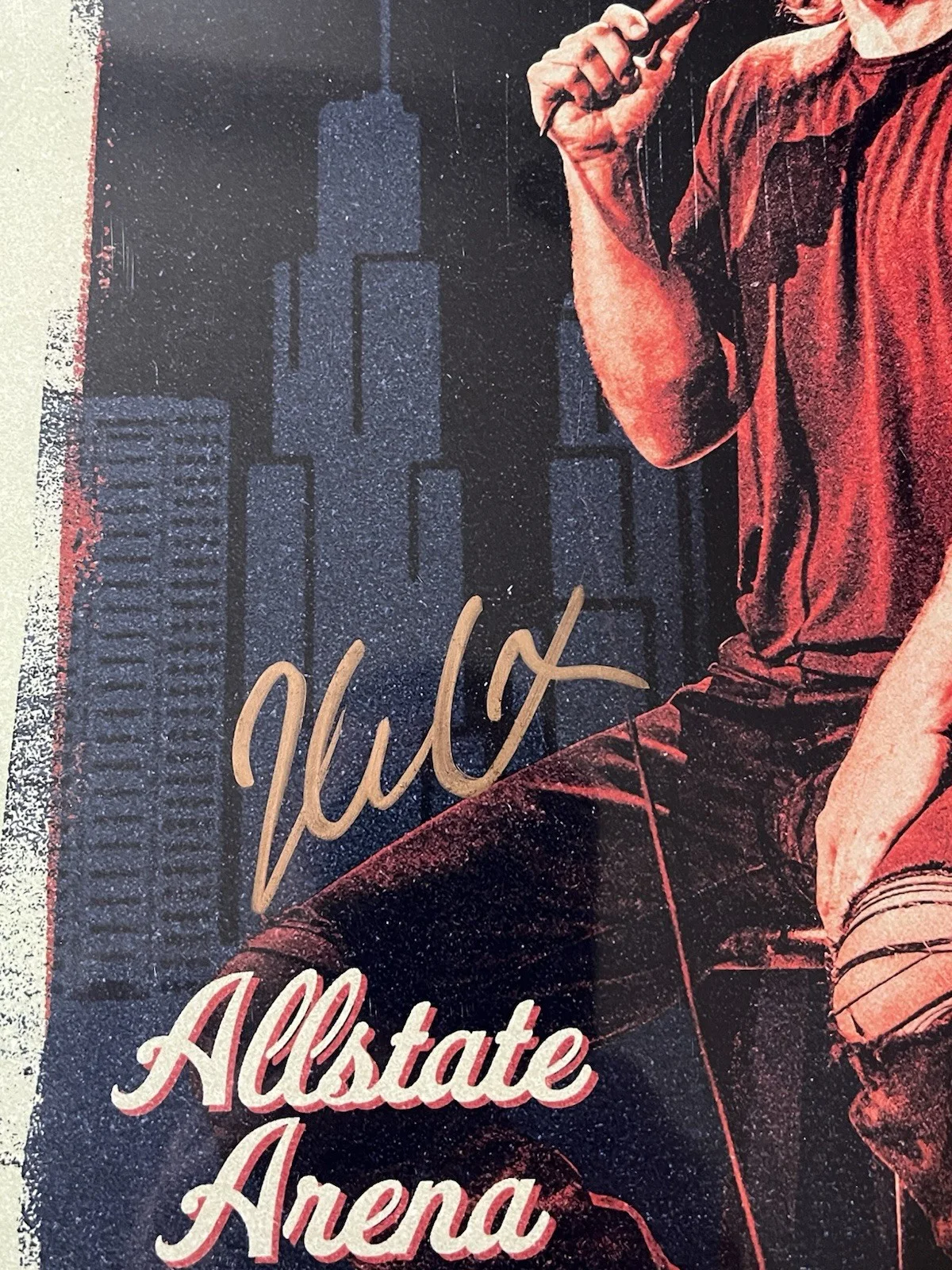Theo Von Signed Return Of The Rat Tour Photo 11x17 Beckett Authenticated, изображение 2