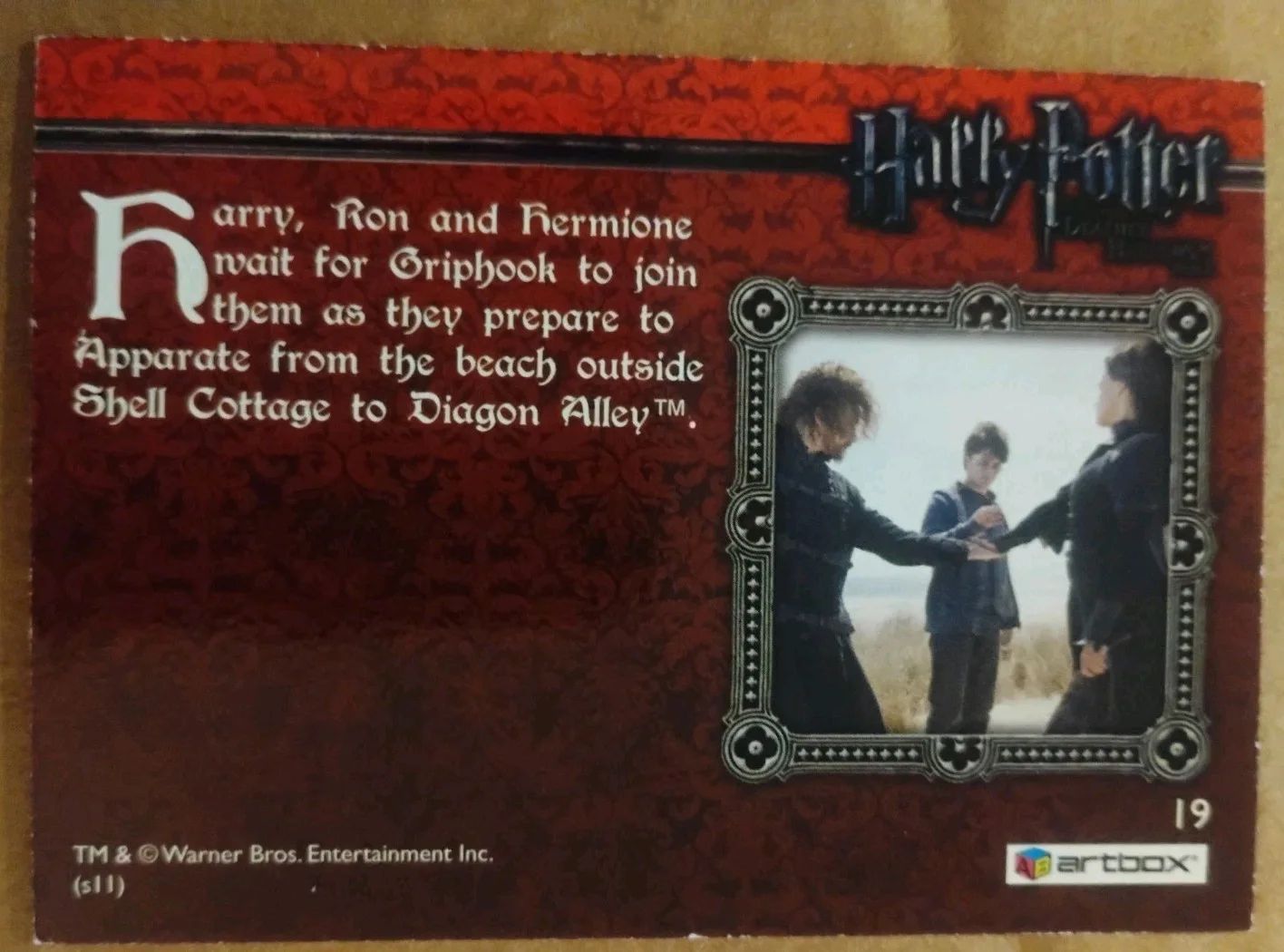 Daniel Radcliffe — DANIEL RADCLIFFE HARRY POTTER SIGNED AUTOGRAPHED HARRY POTTER TRADING CARD PROOF, image 3