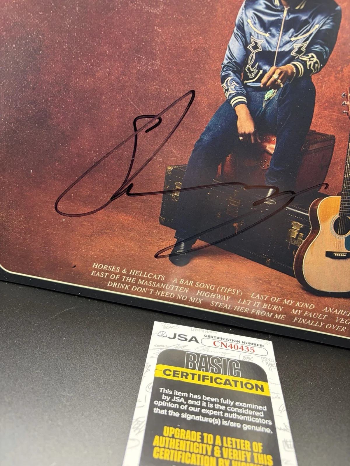 Shaboozey Autographed Where I’ve Been Isn’t Where I’m Going Album Vinyl JSA Cert, image 2