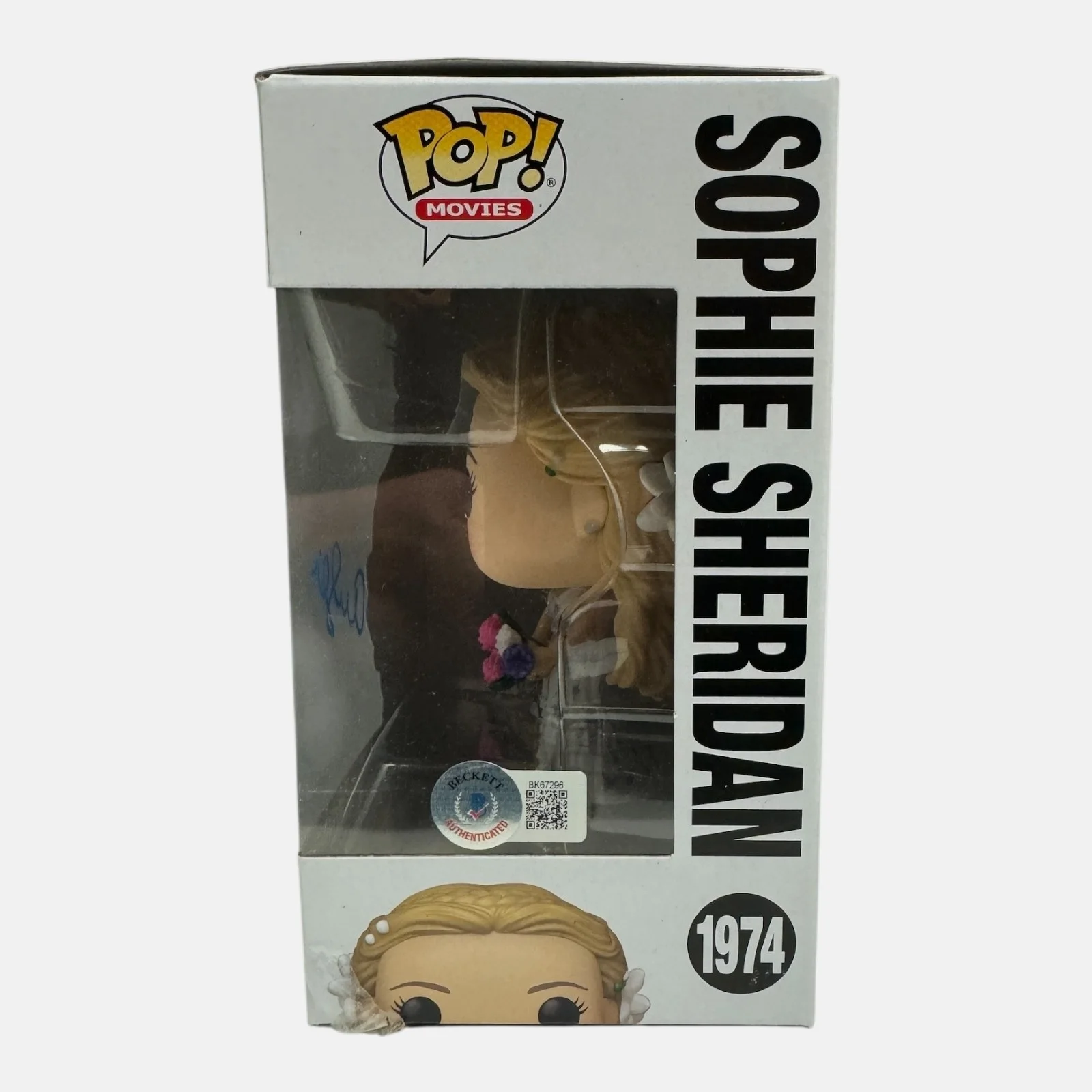 Amanda Seyfried — Amanda Seyfried Signed Autograph Mamma Mia Funko Pop 1974 Beckett BAS Sophie, изображение 2