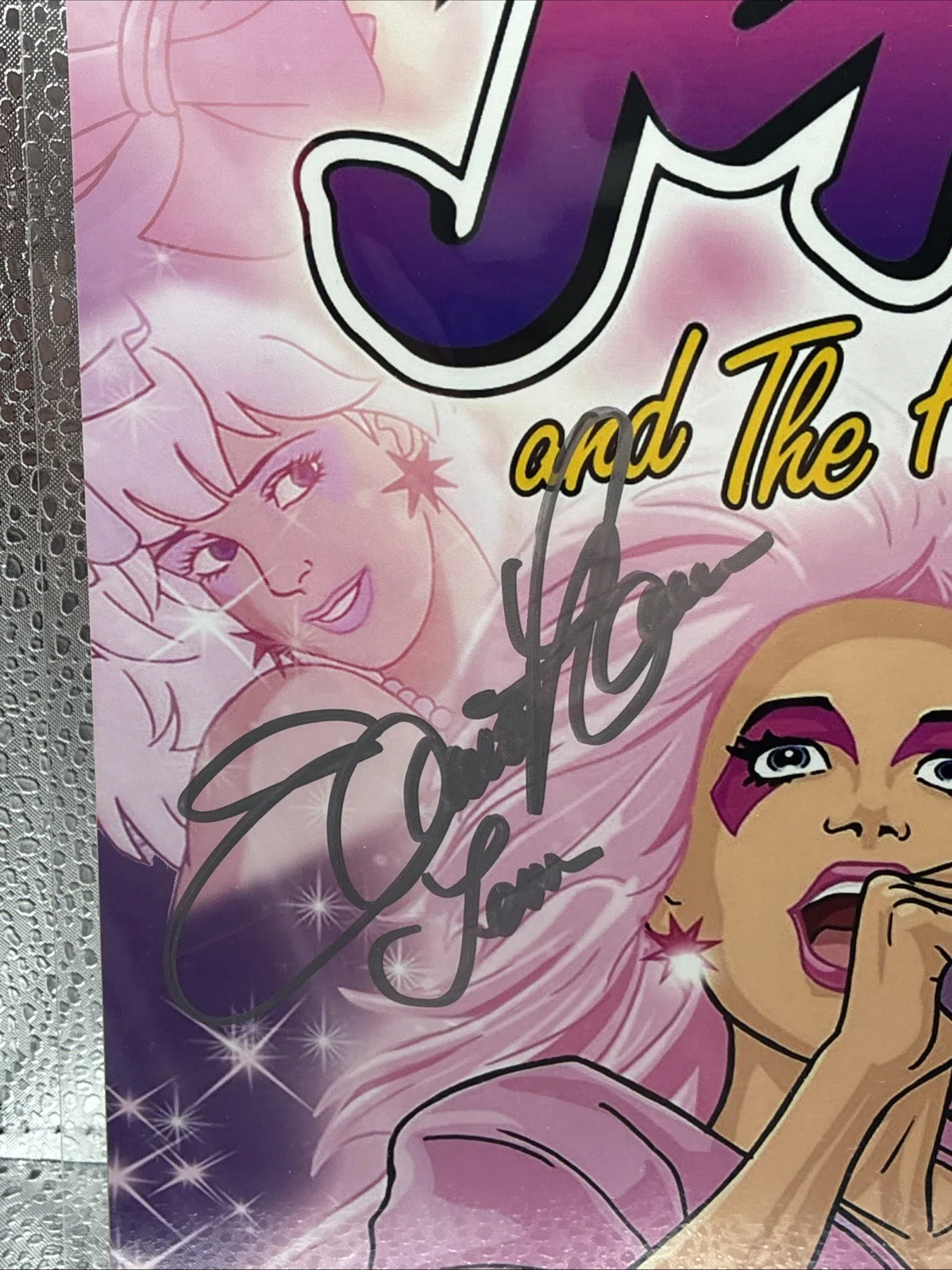 Bam Geek Box Jem & the Holograms SAMANTHA NEWARK AUTOGRAPH Beckett Authenticated, изображение 2