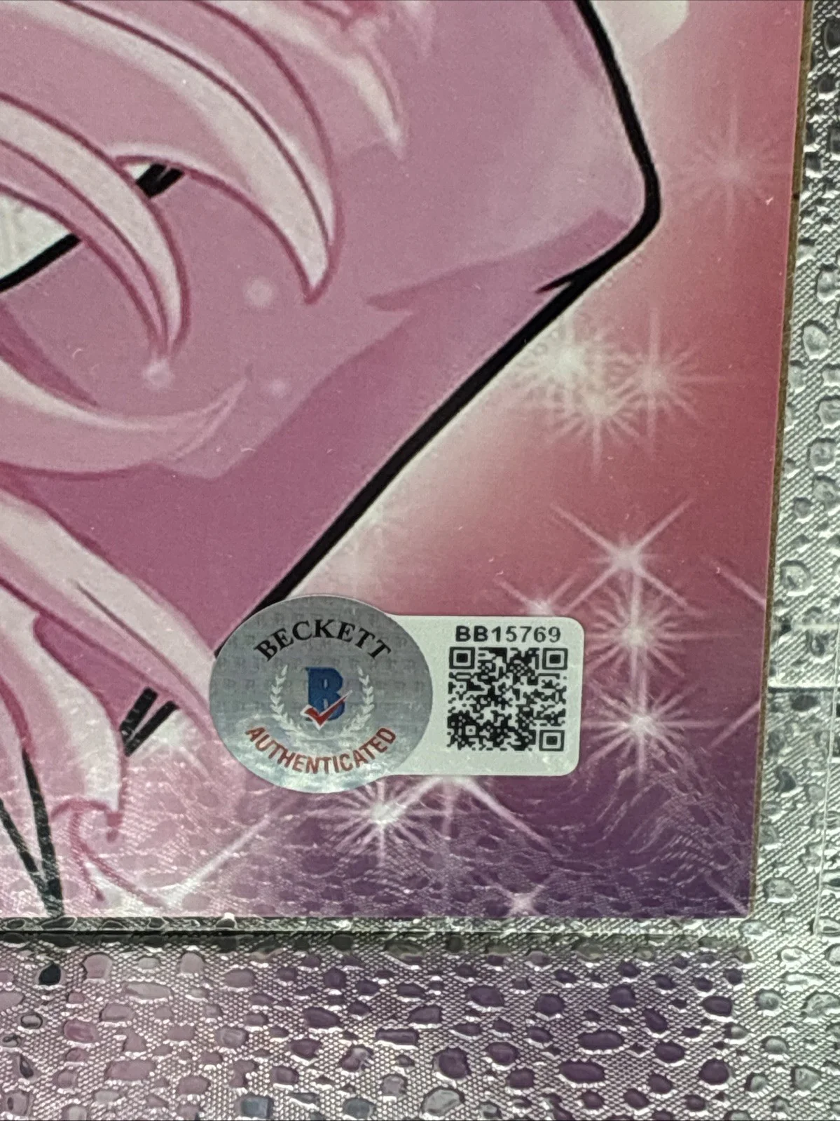 Bam Geek Box Jem & the Holograms SAMANTHA NEWARK AUTOGRAPH Beckett Authenticated, изображение 3