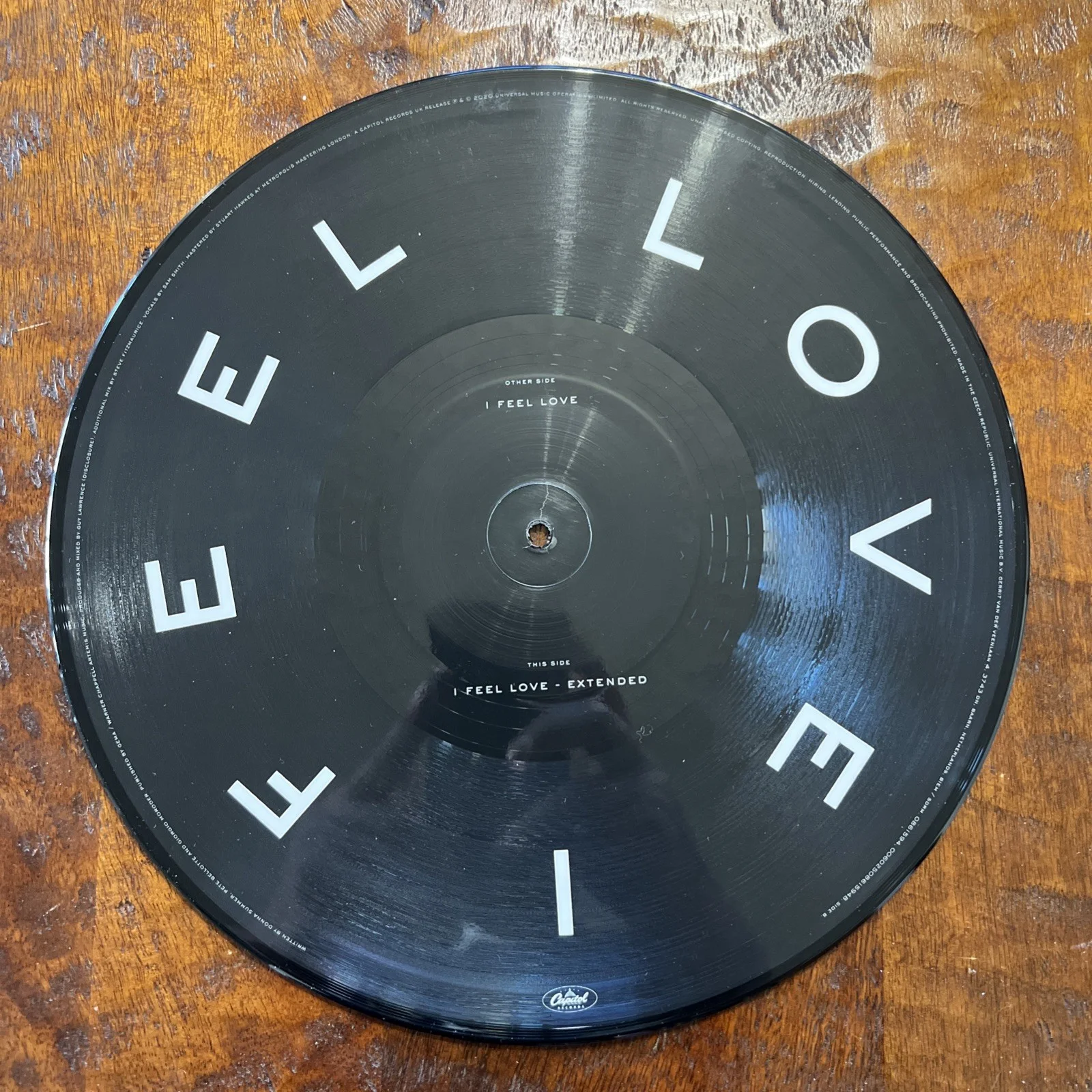 Sam Smith Signed I Feel Love Picture Disc Vinyl JSA Coa Autographed, image 4