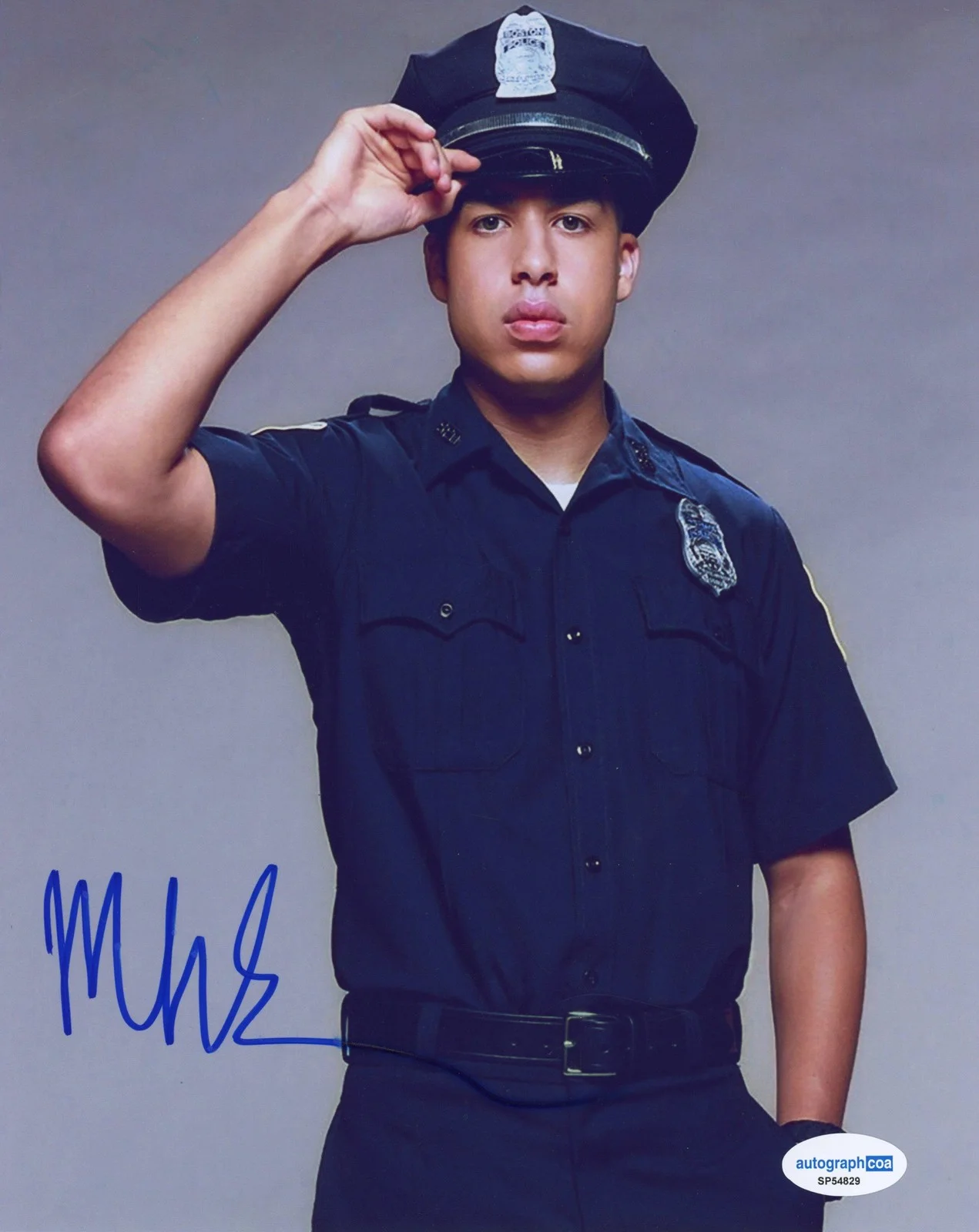 Marcus Scribner — Marcus Scribner "Boston Blue" AUTOGRAPH Signed 'Jonah Silver' 8x10 Photo ACOA, image 2