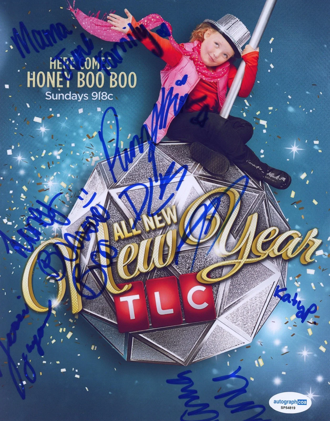 Alana Thompson, more — "Here Comes Honey Boo Boo" AUTOGRAPHS Signed 8x10 Photo - Honey Boo Boo +3 ACOA, изображение 2