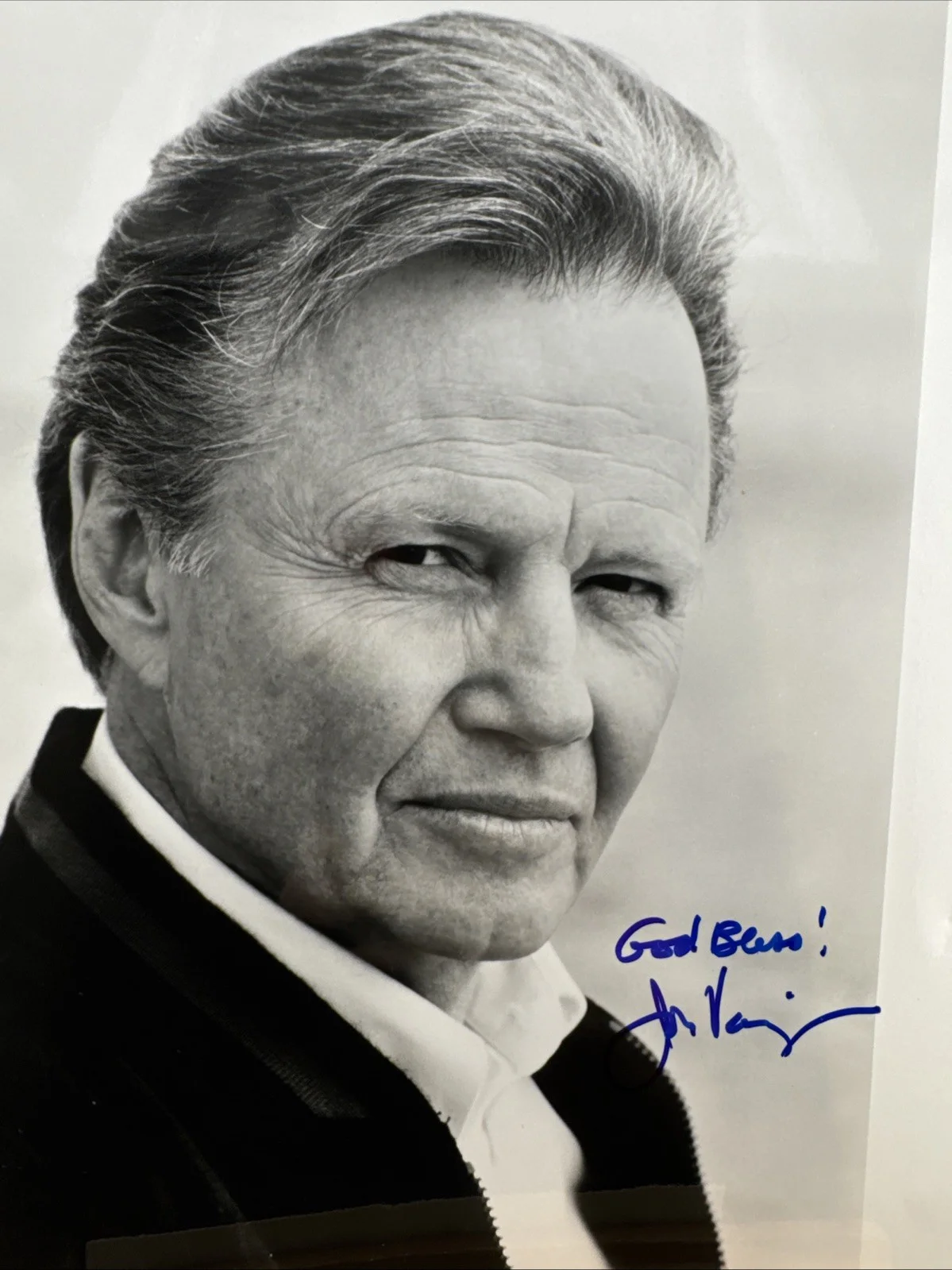JON VOIGHT("Coming Home/Deliverance/The Champ")Signed 8 X 10 Black & White Photo, изображение 2