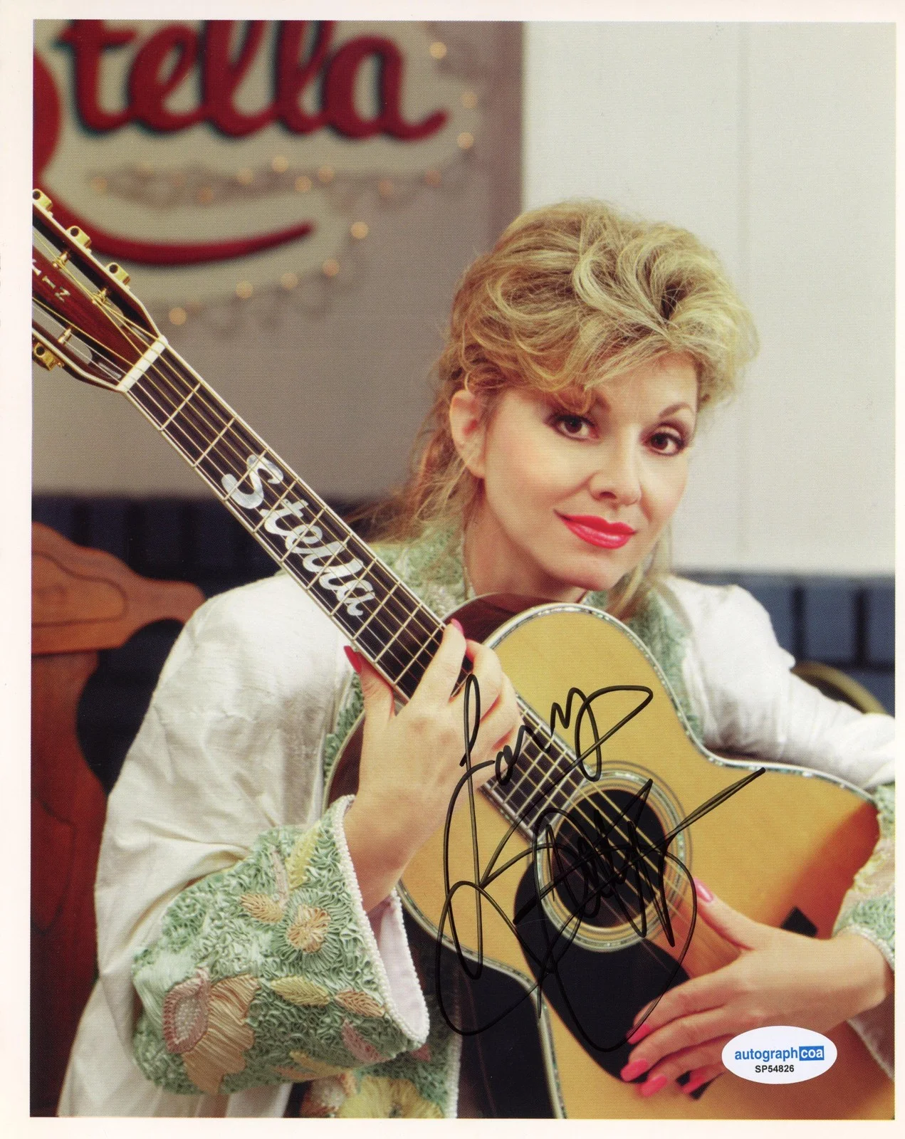 Stella Parton — Stella Parton "I Want to Hold You in My Dreams Tonight" SIGNED 8x10 Photo ACOA, изображение 2