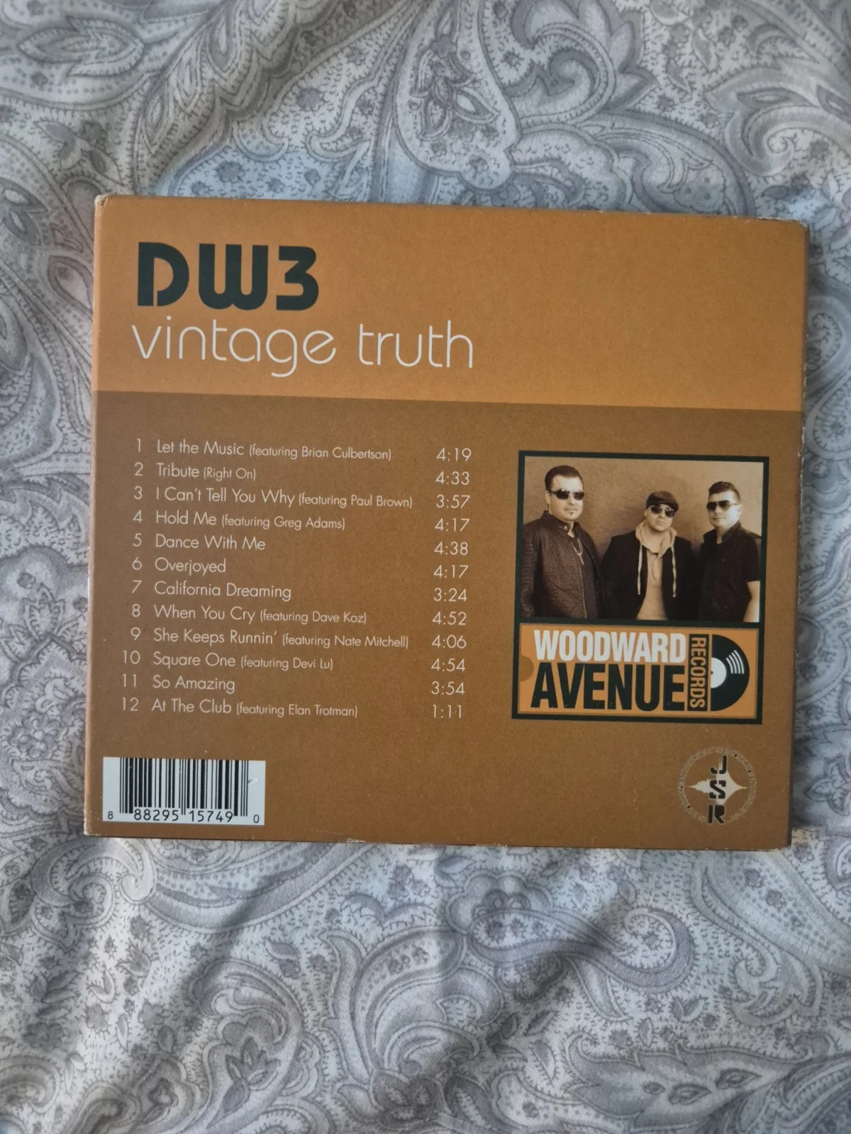 DW3 - Vintage Truth CD (2014) - HAND SIGNED / AUTOGRAPHED by Band Members, image 5