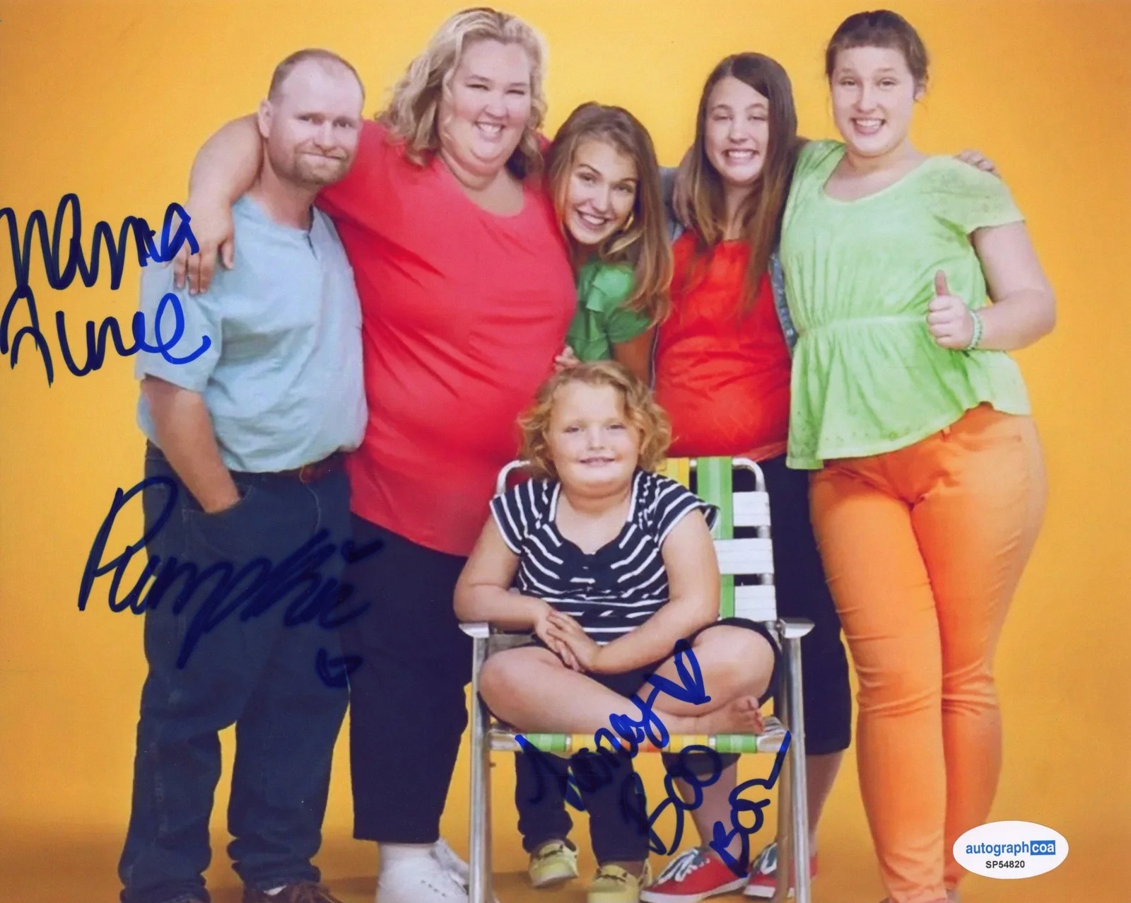 Alana Thompson, Lauryn Shannon, Mama June Shannon — "Here Comes Honey Boo Boo" AUTOGRAPHS Signed 8x10 Photo - Honey Boo Boo +2 ACOA, изображение 2