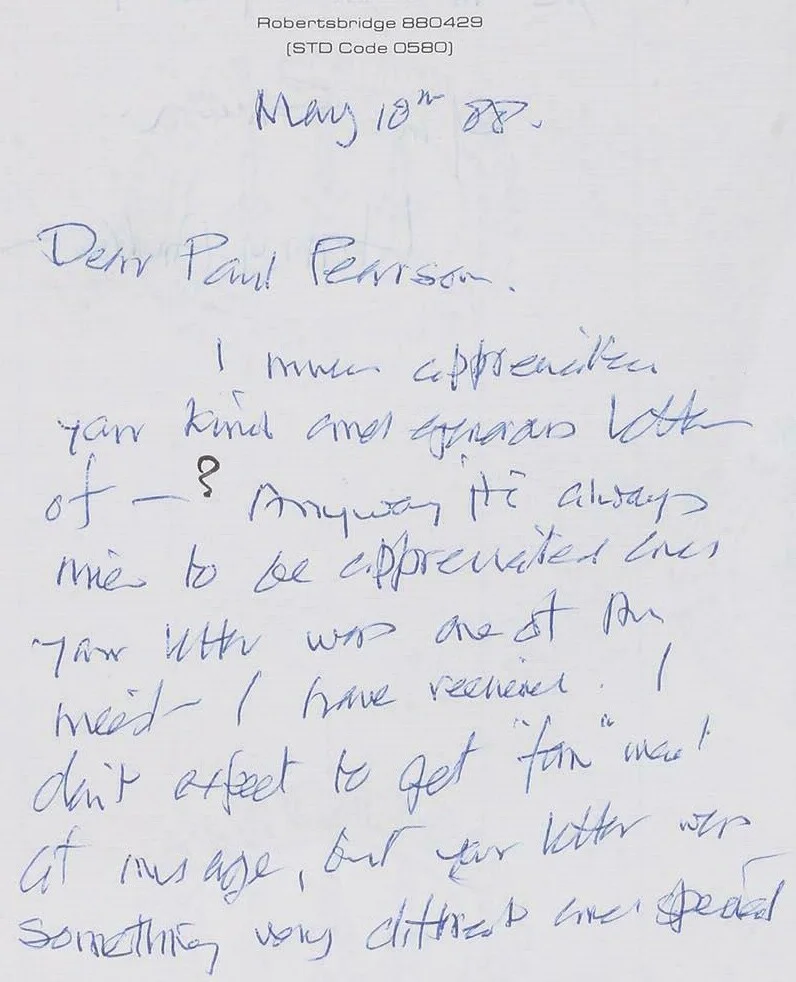 HARRY ANDREWS — HARRY ANDREWS - PHOTOGRAPH SIGNED & INSCRIBED ACCOMPANY SIGNED 2 PAGE LETTER, image 5