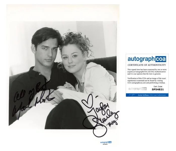 Mark Mortimer, Taylor Stanley — Taylor Stanley & Mark Mortimer "Another World" AUTOGRAPHS Signed 8x10 Photo ACOA