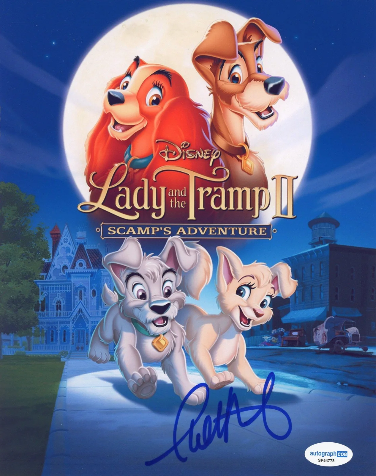 Scott Wolf — Scott Wolf "Lady and the Tramp II: Scamp's Adventure" SIGNED 8x10 Photo B ACOA, image 2
