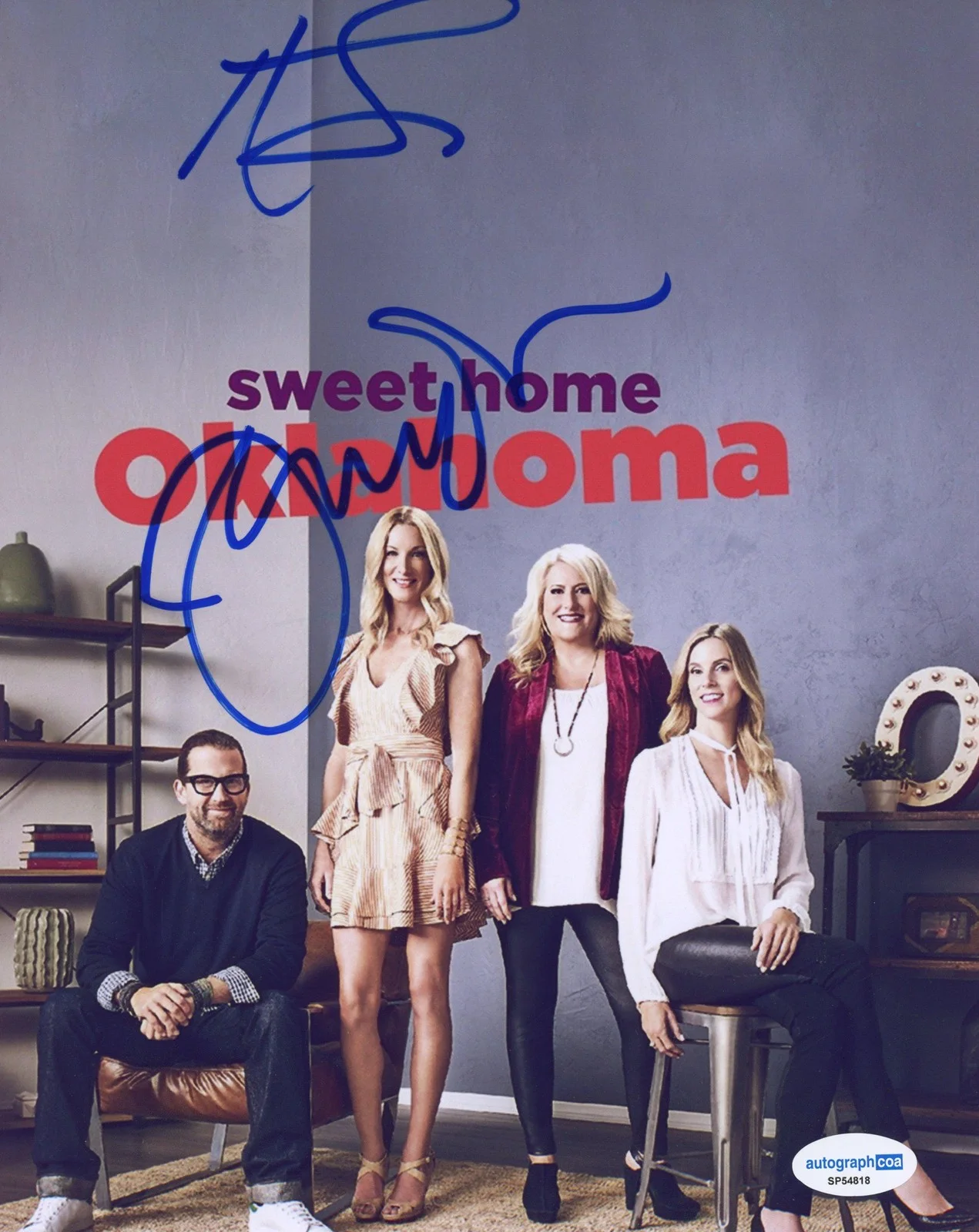 Angie Sullivan, Jennifer Welch — Angie Sullivan & Jennifer Welch "Sweet Home Oklahoma" SIGNED 8x10 Photo ACOA, изображение 2