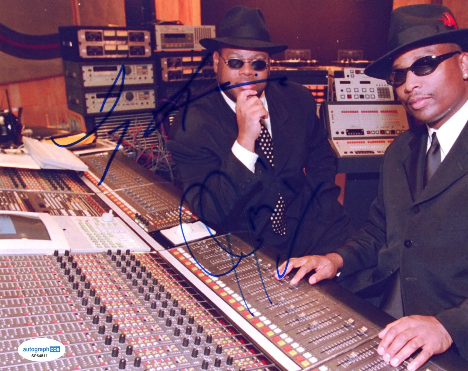 Jimmy Jam, Terry Lewis — Terry Lewis & Jimmy Jam AUTOGRAPHS Signed Music Producers 8x10 Photo ACOA, изображение 2