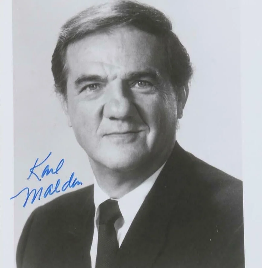 RALPH BELLAMY — Karl Malden Signed 3x5 Autographed Photo American Actor "Street car name Desire", изображение 2