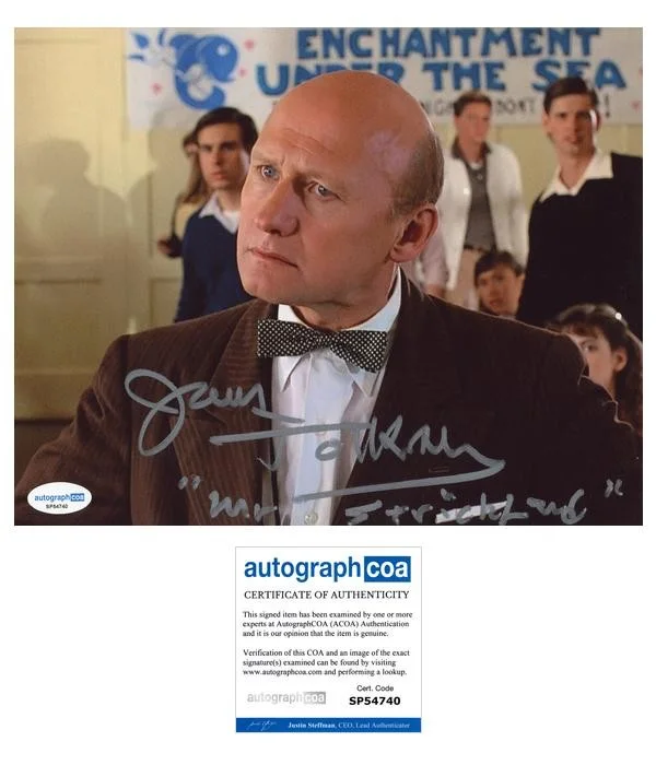 James Tolkan — James Tolkan "Back to the Future" AUTOGRAPH Signed 'Mr. Strickland' 8x10 Photo