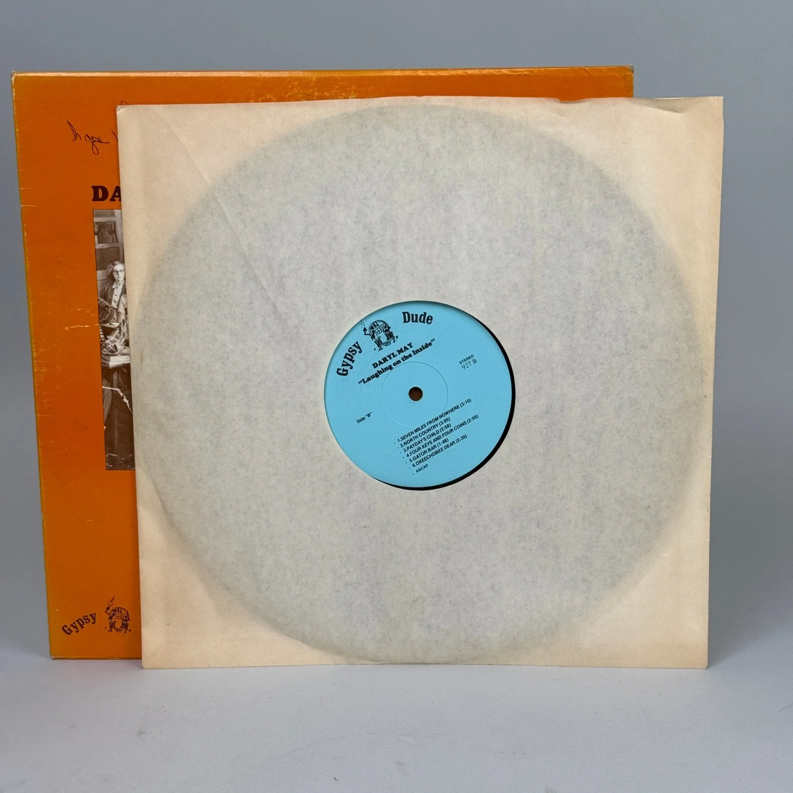 Daryl May Laughing On The Inside Vinyl Record Album SIGNED Clearwater FL, изображение 4