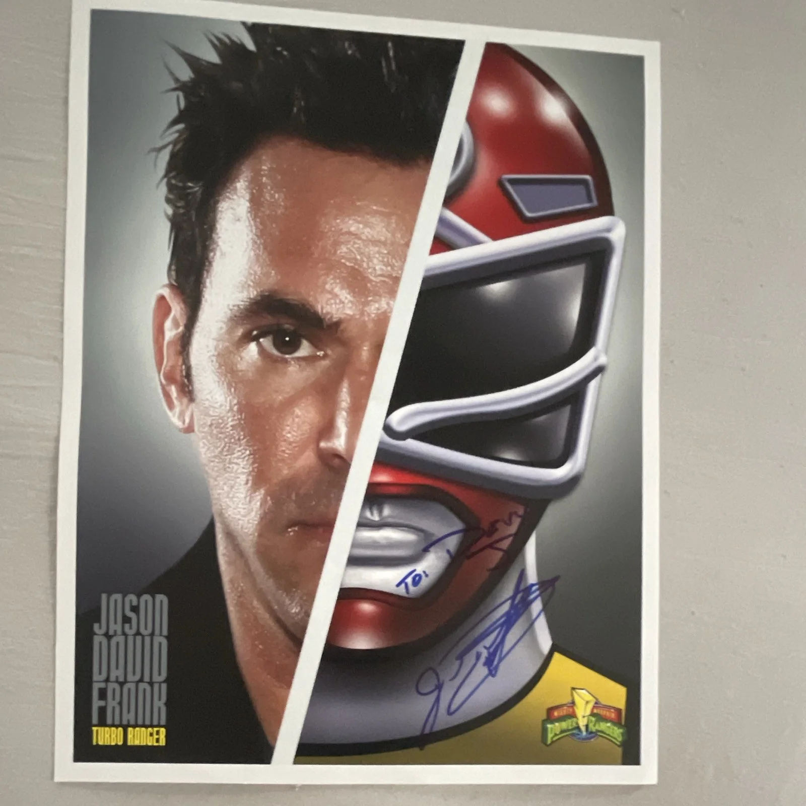 Jason David Frank — Jason David Frank Signed Power Rangers Photo Prints Lot of 5 Autographed., image 3