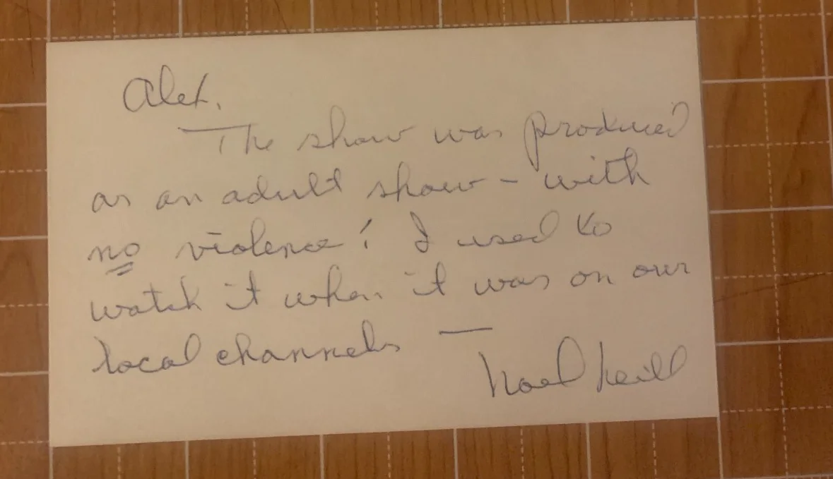 Superman autographs - Jack Larson and Noel Neill Signed cards, image 3