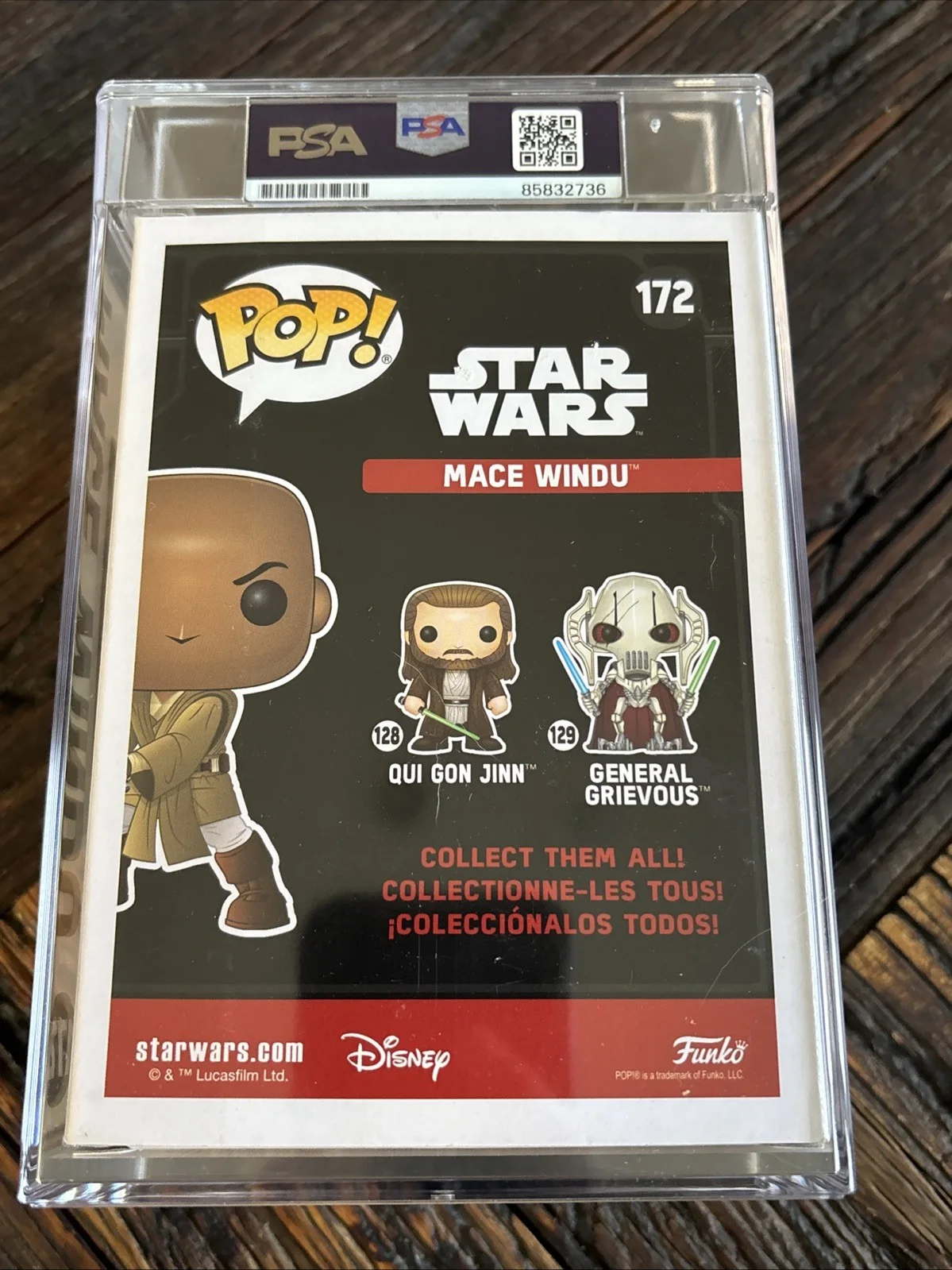 Samuel L. Jackson — SAMUEL L JACKSON SIGNED STAR WARS MACE WINDU 172 FUNKO POP BAS PSA Auto 10 Auth, image 4