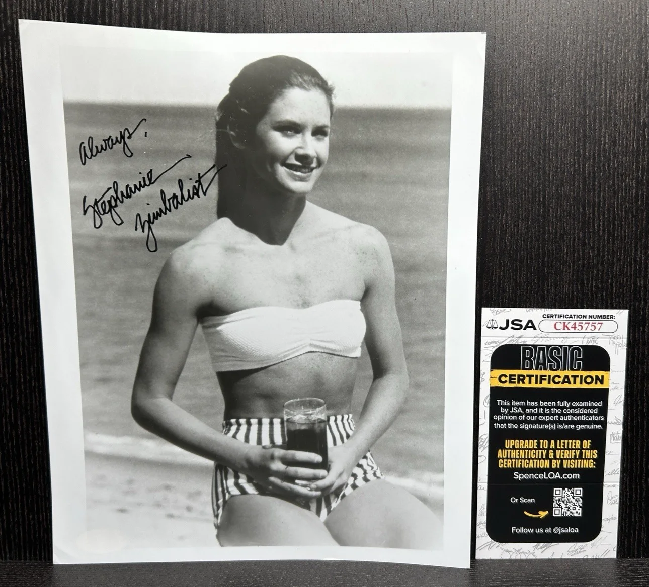 Stephanie Zimbalist — STEPHANIE ZIMBALIST HAND SIGNED 8x10 PHOTO Original Authentic Autograph JSA COA, image 2