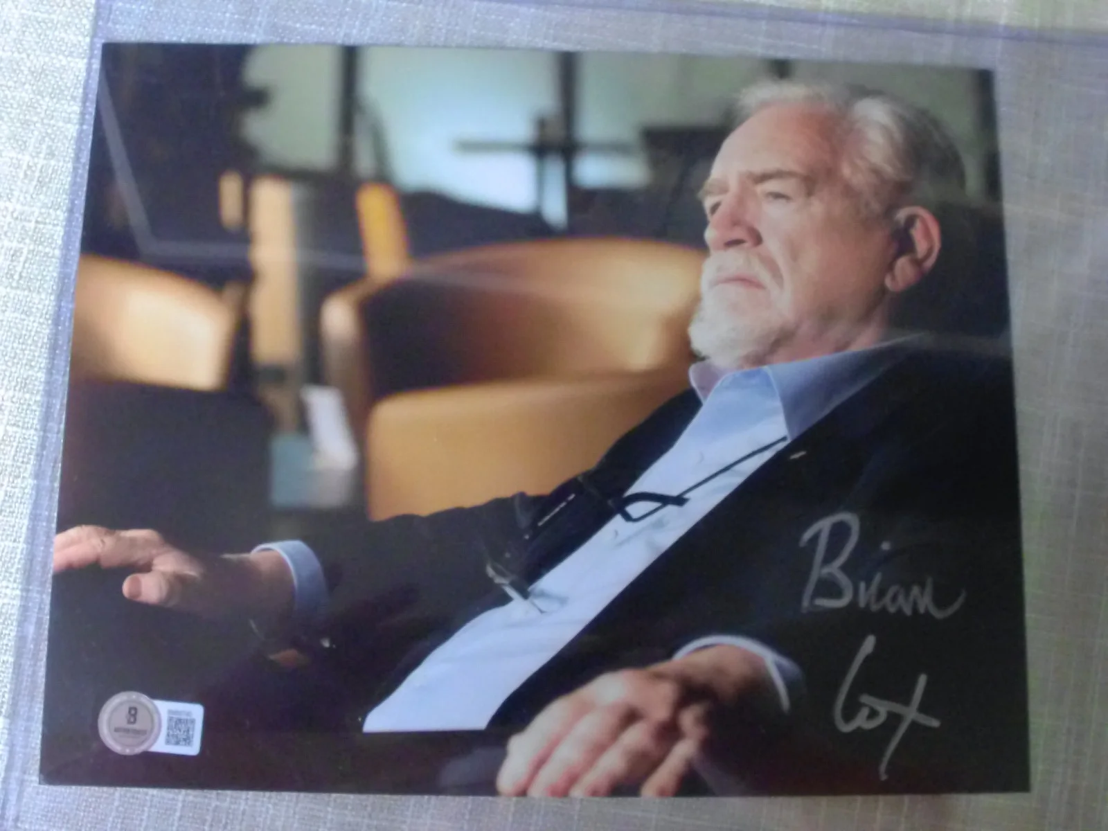 BRIAN COX SIGNED AUTOGRAPHED 10X8 PHOTO BECKETT BAS, image 3