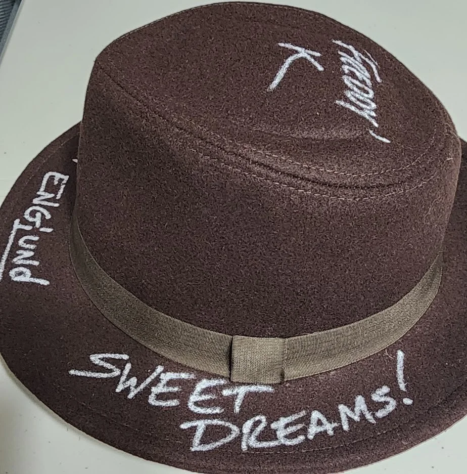 Robert Englund — Robert Englund Signed Autographed Freddy Krueger Hat Nightmare on Elm Street LOA, изображение 5