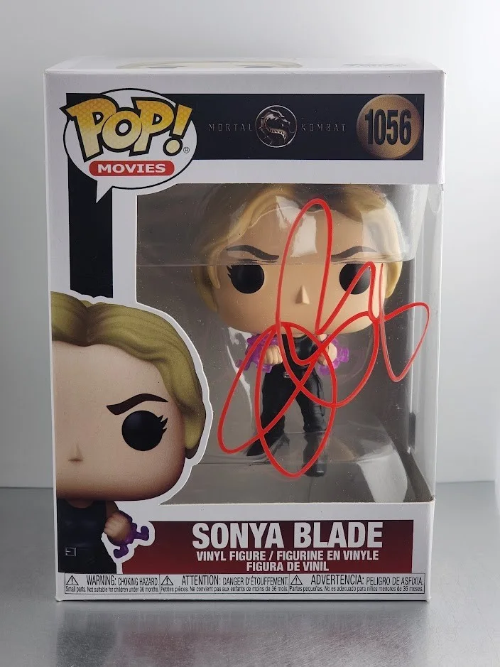 Jeri Ryan — Jeri Ryan Autographed Signed Funko Pop #1056 Sonya Blade Mortal Kombat, изображение 2