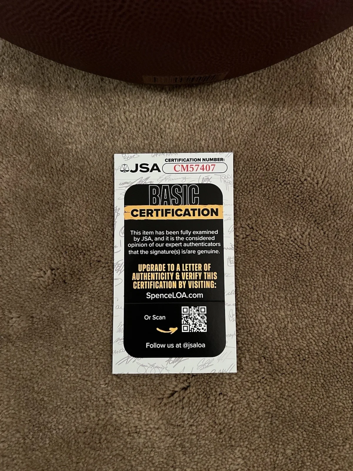 Dave Portnoy Autographed Football Barstool Pizza Review Patriots Michigan JSA, изображение 5