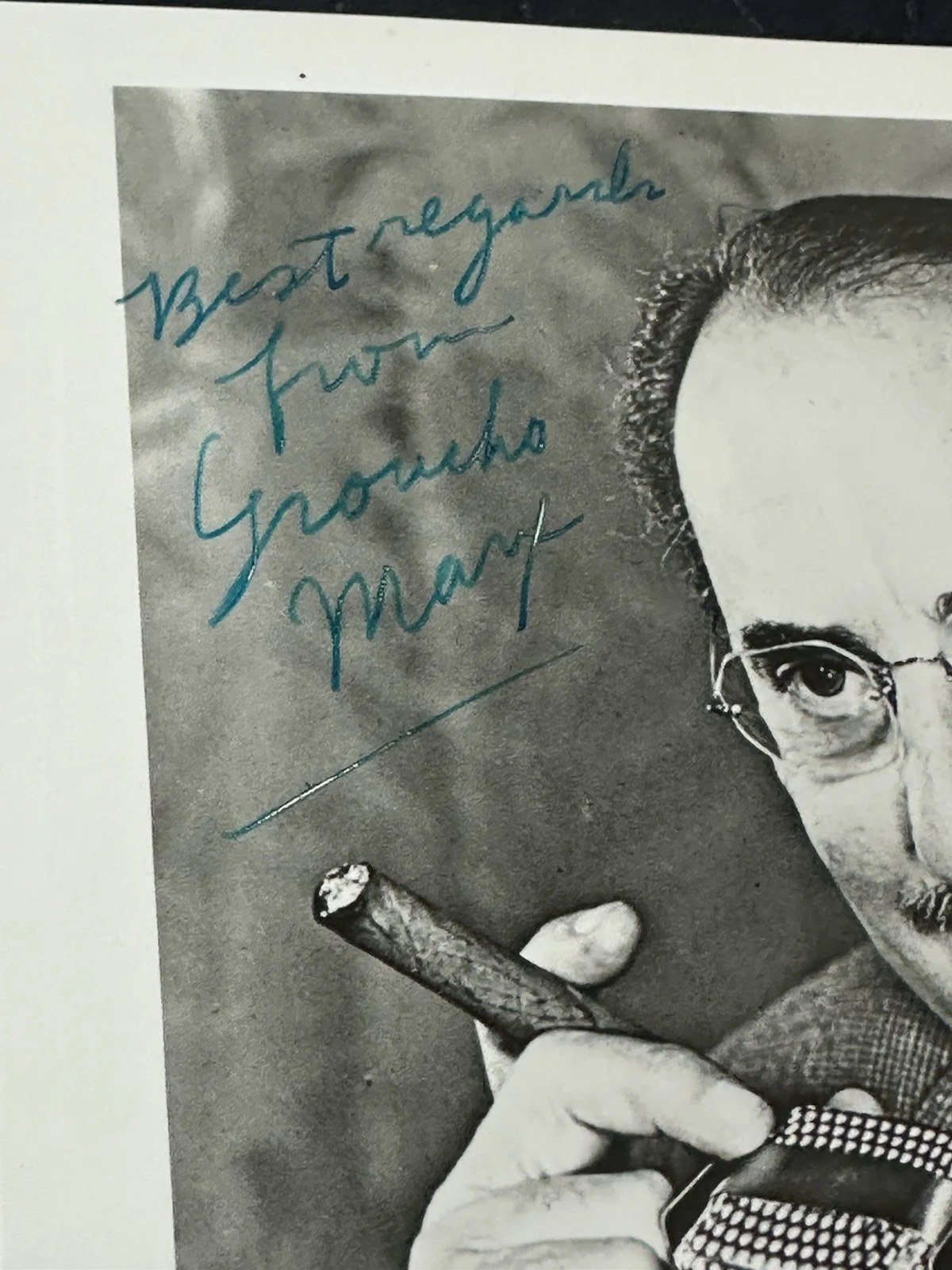 Groucho Marx Autographed 8x10 Photo Comedian Actor TV Star JSA Letter, изображение 2