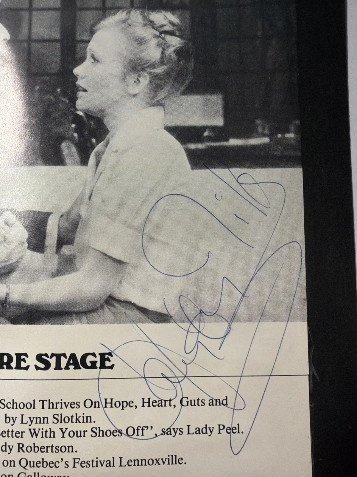 “Rebecca” Playbill 1977 Signed By Hayley Mills & Paul Daneman., image 3