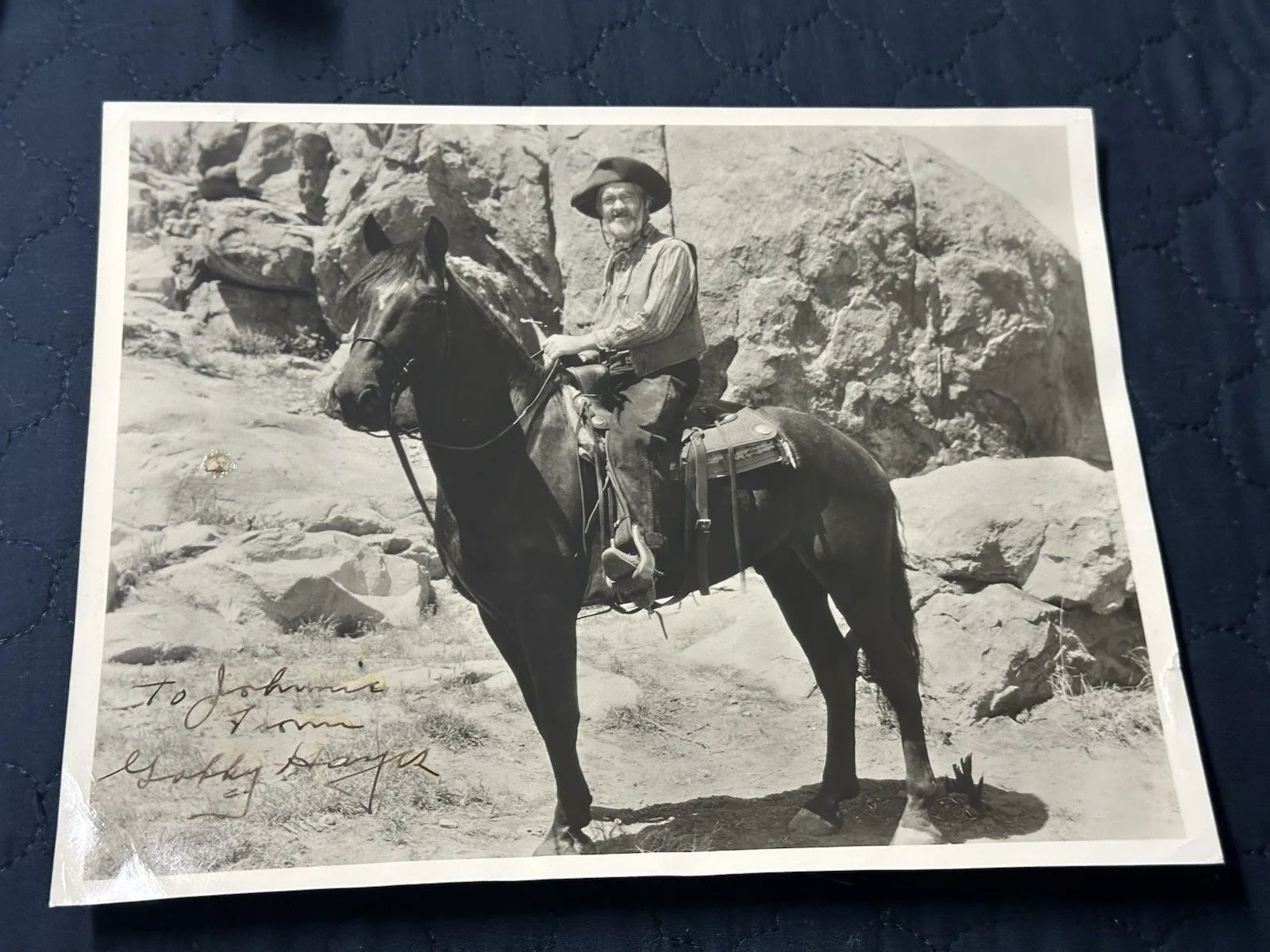 Gabby Hayes — Gabby Hayes Signed Autographed Photo With COA Gabby Hayes Show Roy Rogers Costar