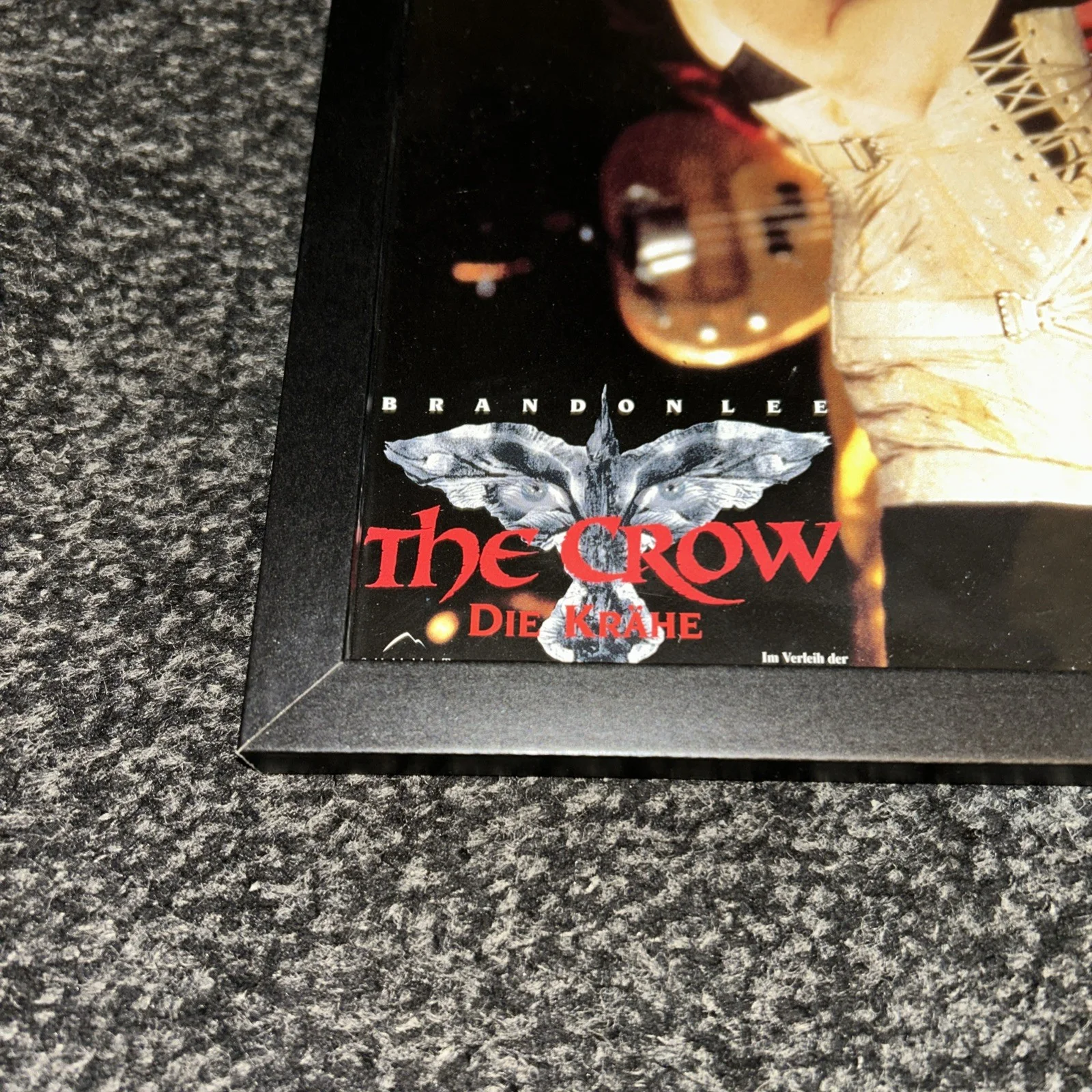 FRAMED NIGHTCLUB BAND THE CROW VINTAGE GERMAN LOBBY CARD 11x8, изображение 2