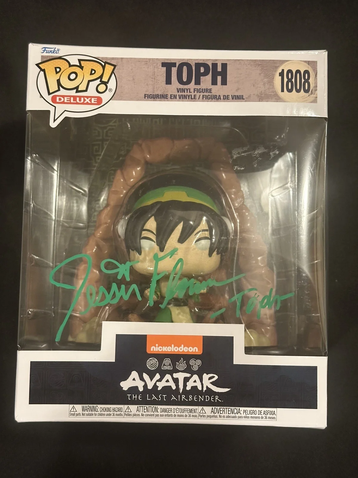 Jessie Flower — Jessie Flower Autograph Signed Avatar The Last Airbender Funko Pop JSA COA, image 2