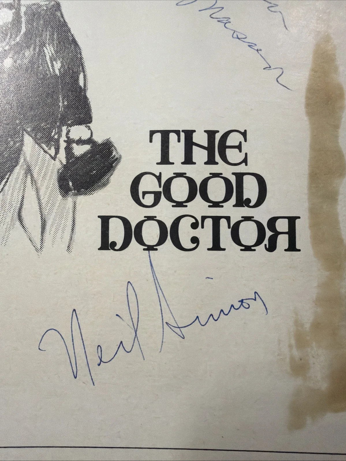 The Good Doctor Playbill Signed By Neil Simon & Marsha Mason 1973, image 2