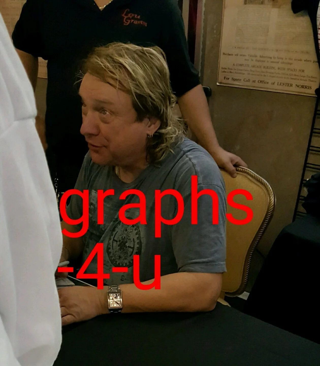 Lou Gramm Signed Foriegner Autograph COA proof g, image 2