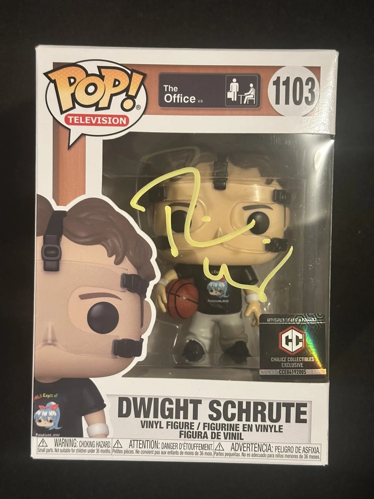 Rainn Wilson — Rainn Wilson Autograph Signed Dwight Schrute The Office Funko Pop JSA COA, image 2
