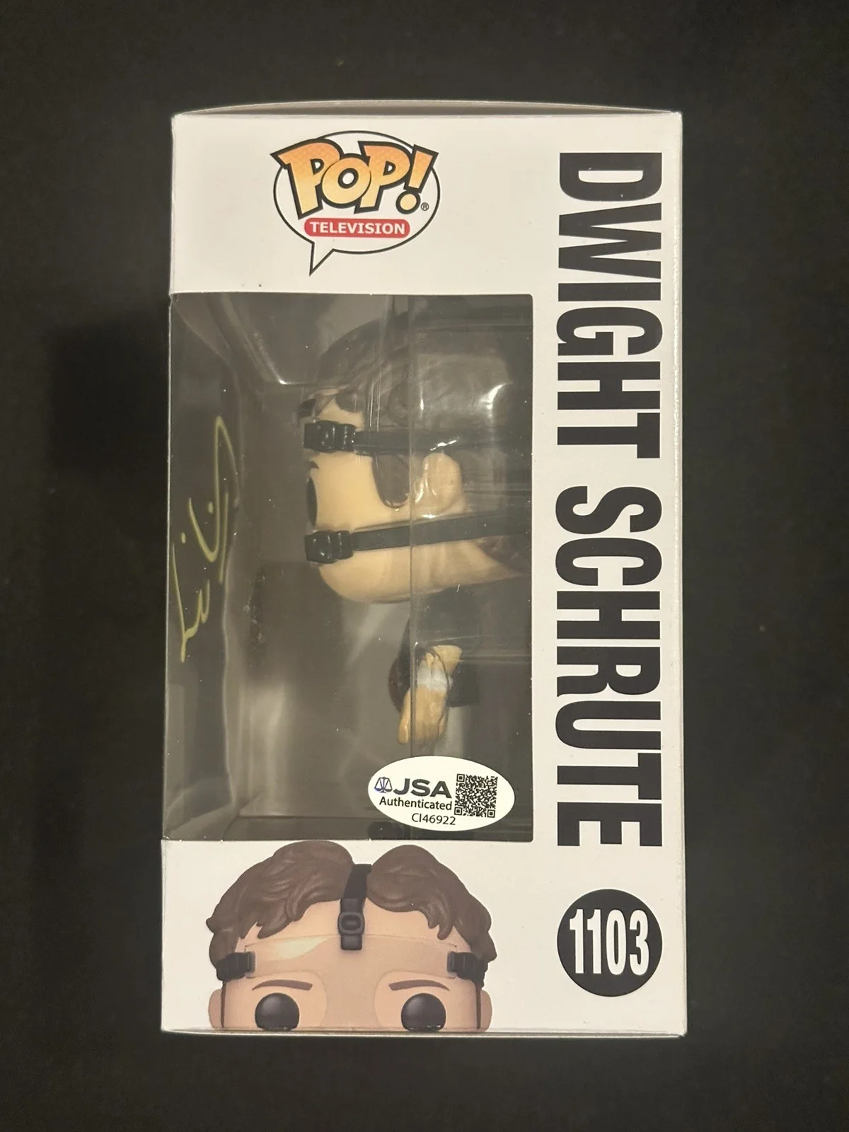 Rainn Wilson — Rainn Wilson Autograph Signed Dwight Schrute The Office Funko Pop JSA COA, image 3