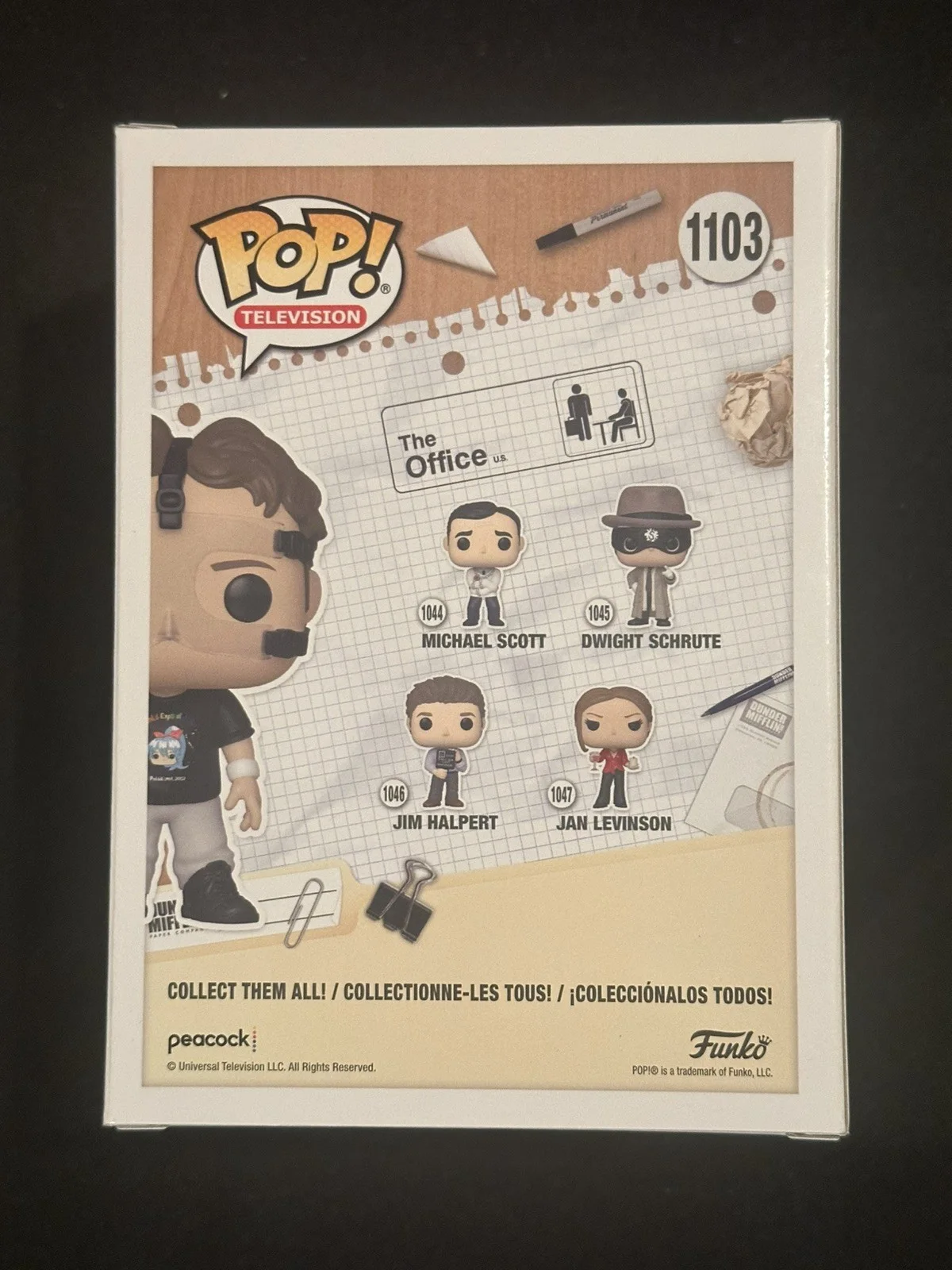 Rainn Wilson — Rainn Wilson Autograph Signed Dwight Schrute The Office Funko Pop JSA COA, image 5