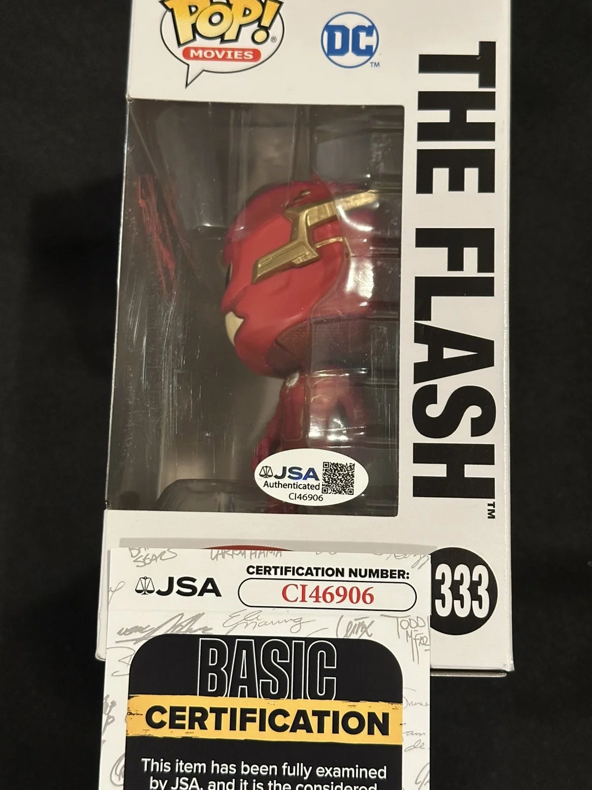 Grant Gustin — Grant Gustin Autograph Signed The Flash Funko Pop JSA COA, image 4