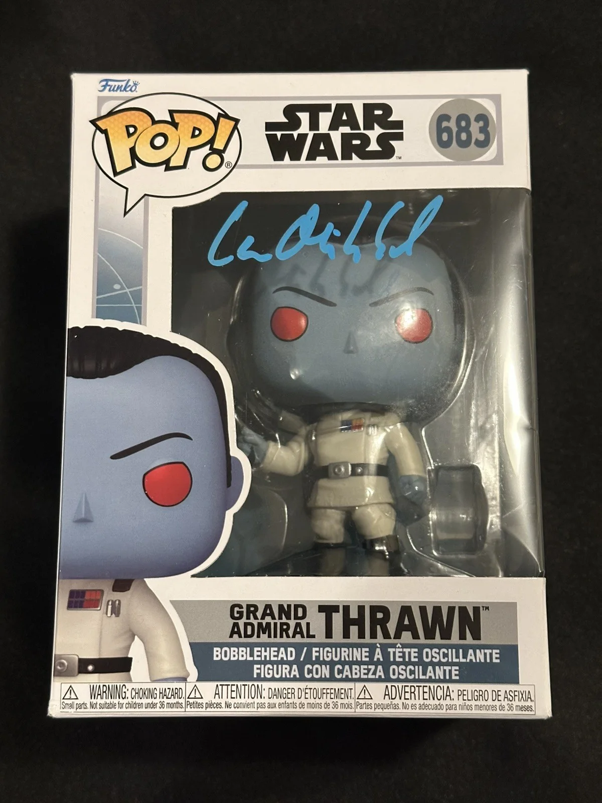Lars Mikkelsen — Lars Mikkelsen Autograph Signed Star Wars Funko Pop JSA COA, image 2
