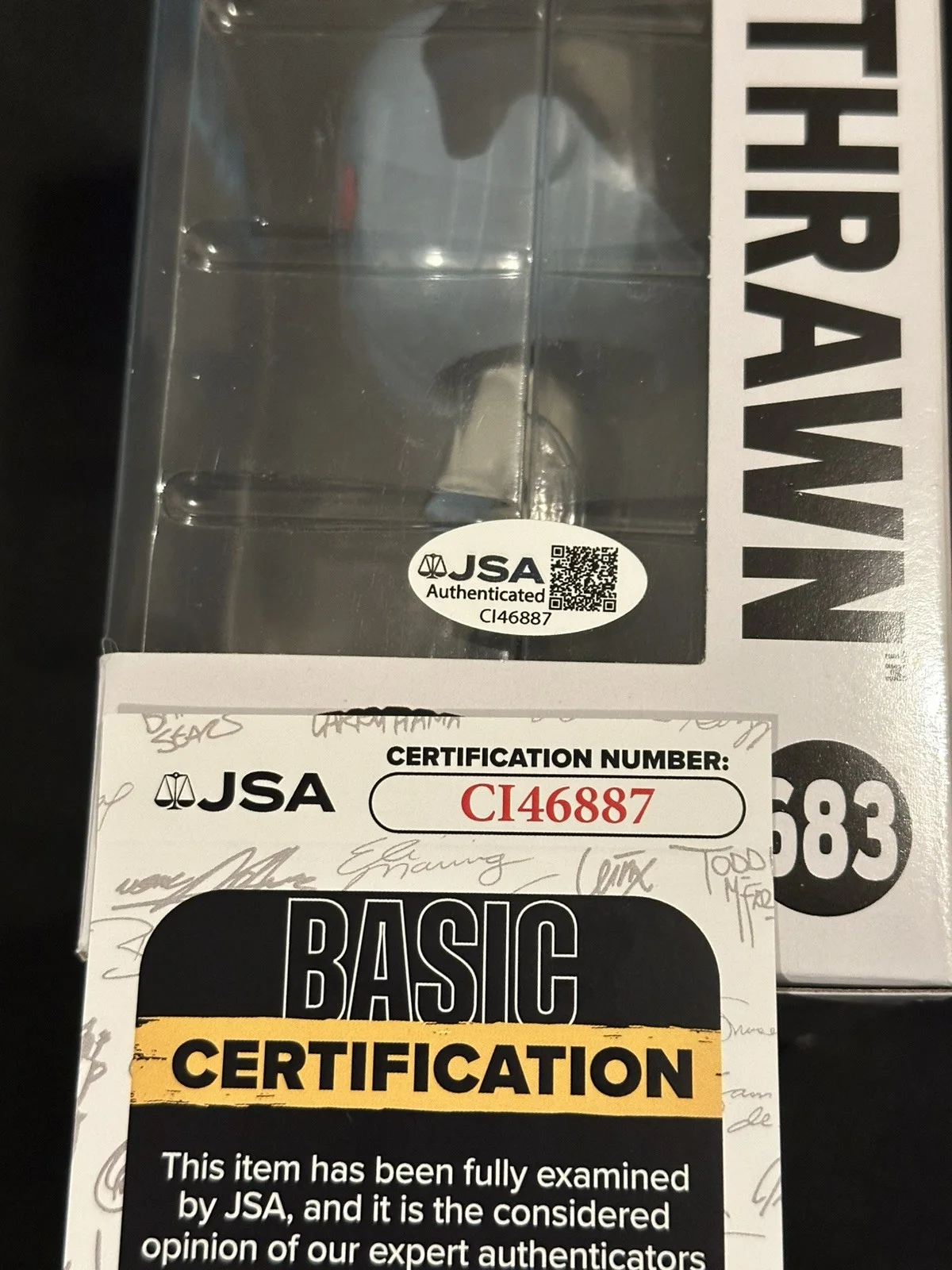 Lars Mikkelsen — Lars Mikkelsen Autograph Signed Star Wars Funko Pop JSA COA, image 4
