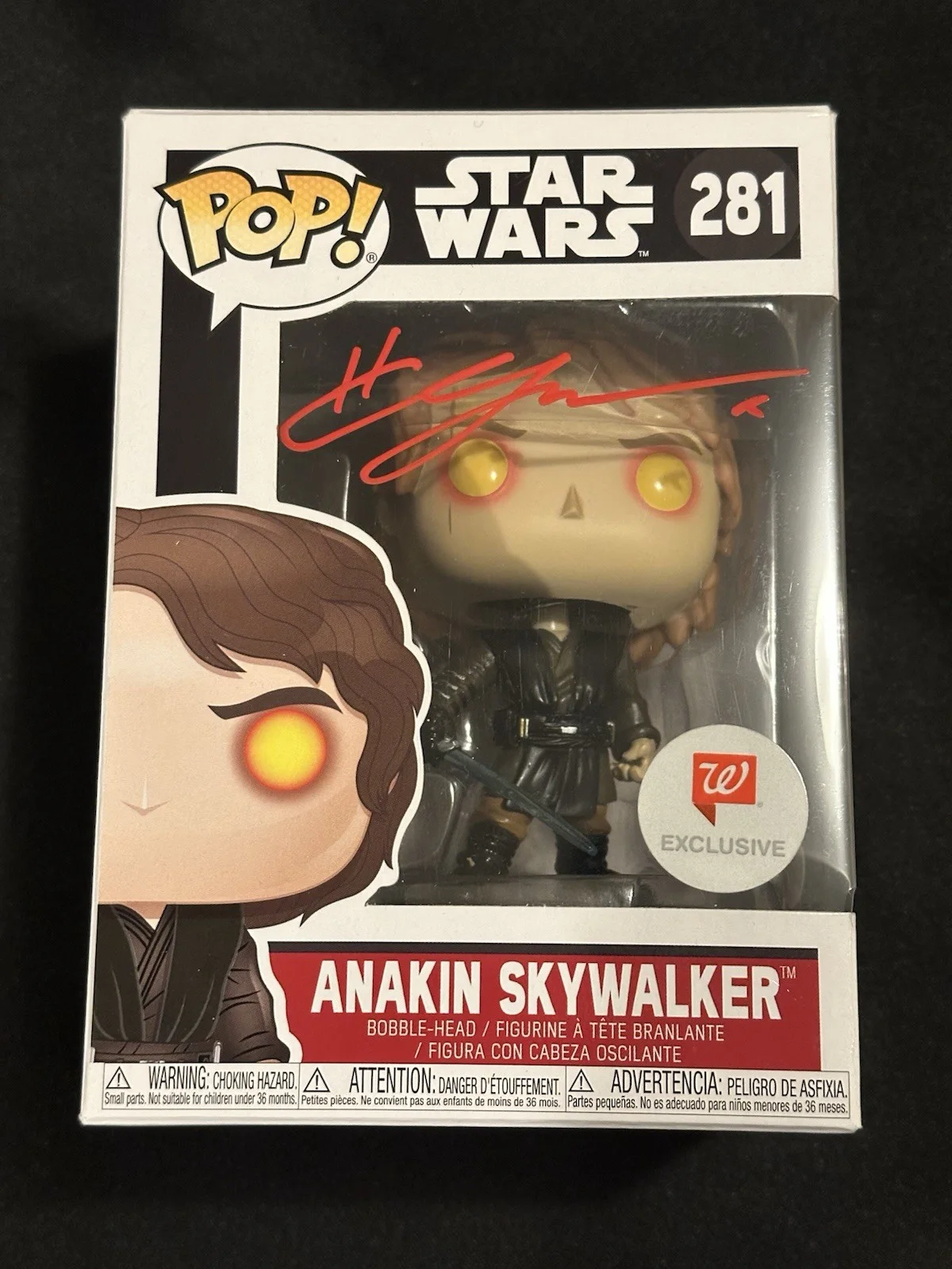 Hayden Christensen — Hayden Christensen Autograph Signed Star Wars Funko Pop JSA COA, image 2