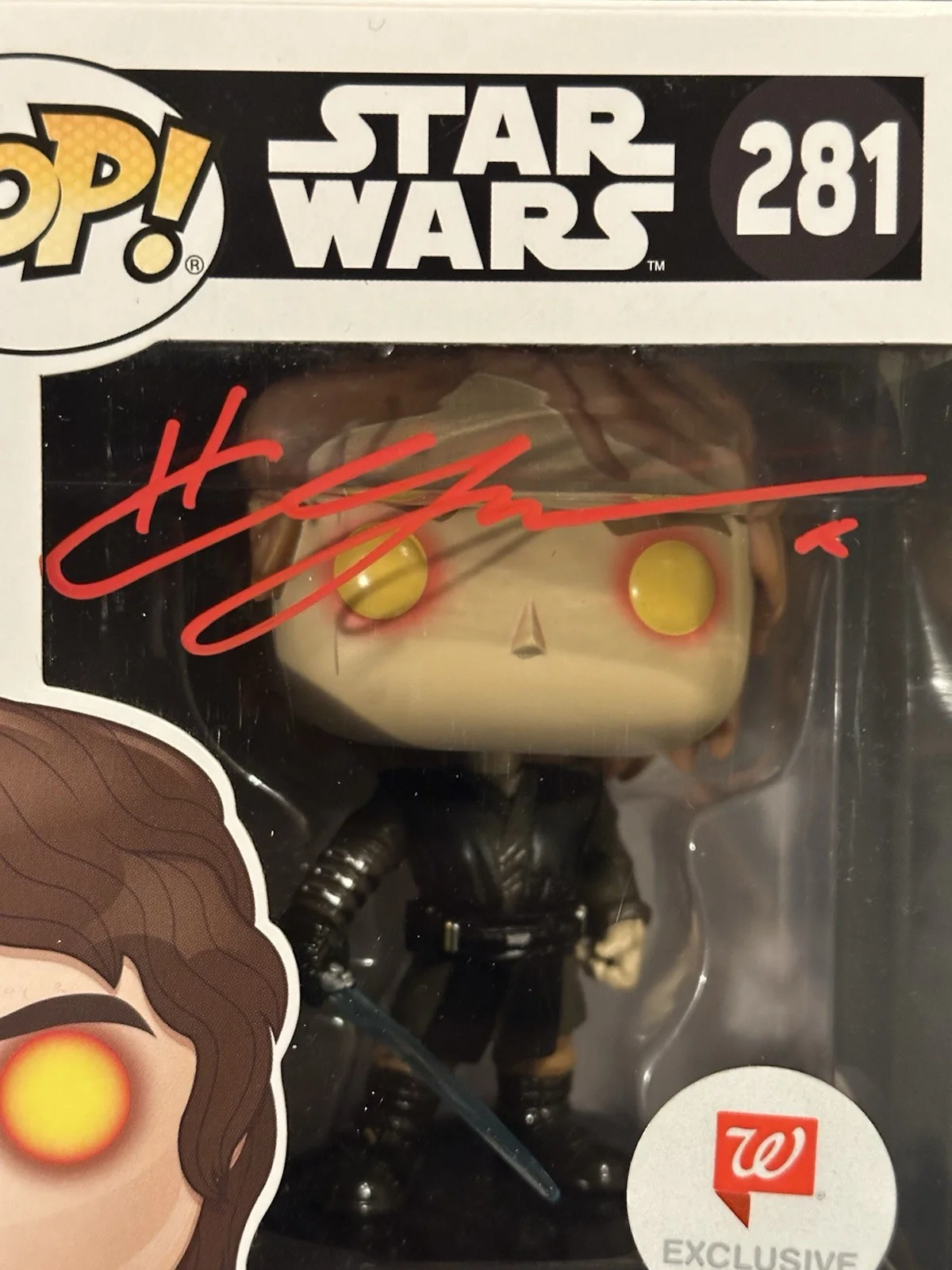 Hayden Christensen — Hayden Christensen Autograph Signed Star Wars Funko Pop JSA COA, image 3