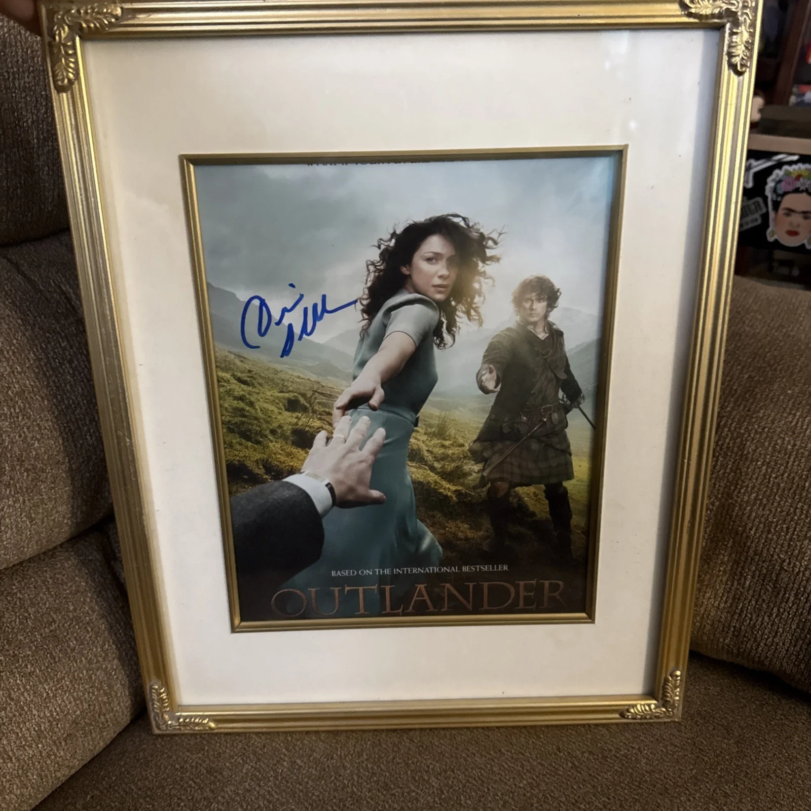 Diana Gabaldon Signed 11x14 Photo Outlander Poster Framed, изображение 2